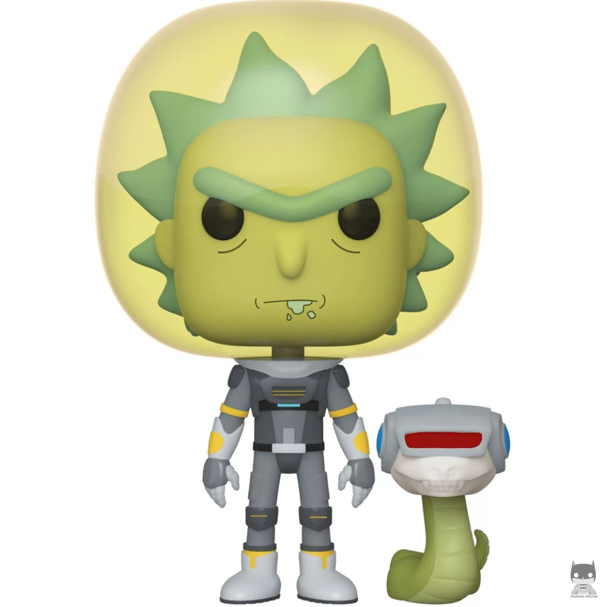 Figurine Funko POP Rick Cosmonaute avec Serpent (Rick et Morty)