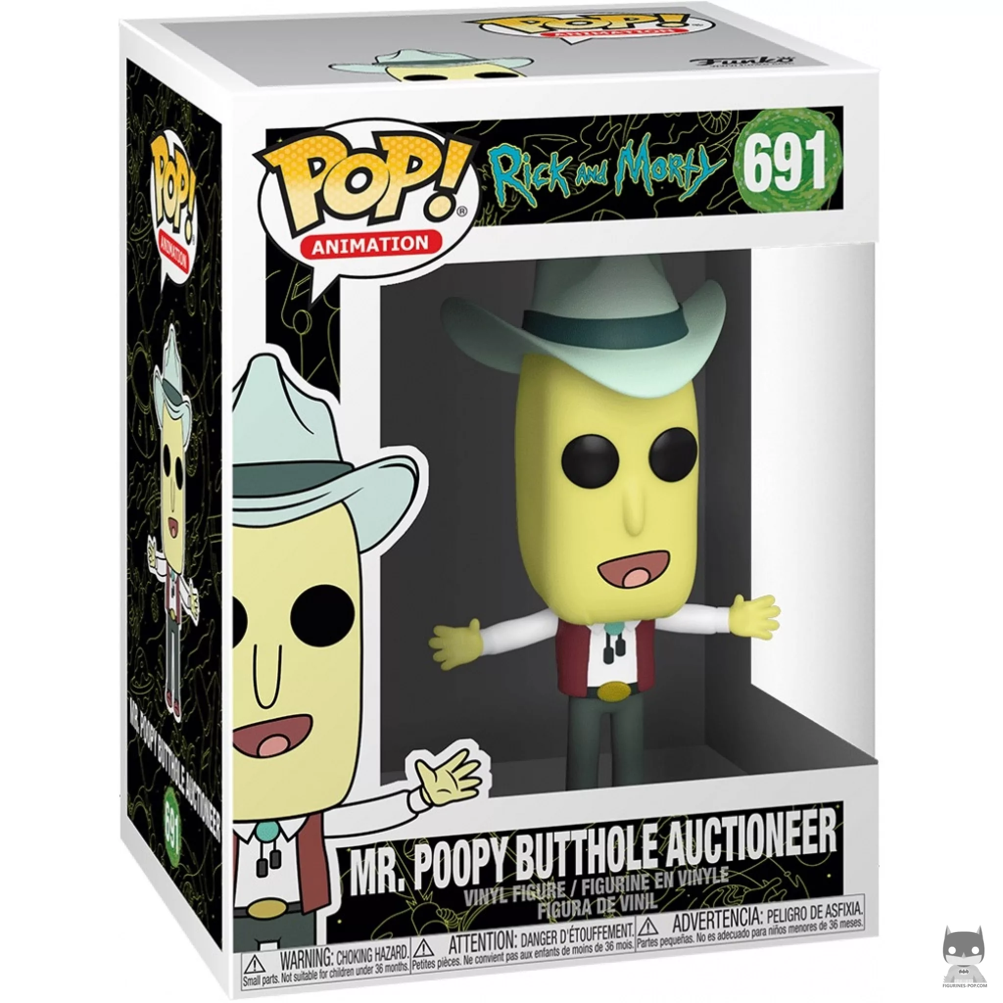 Figurine Funko POP Mr. Poopy Butthole Commissaire-Priseur avec boîte