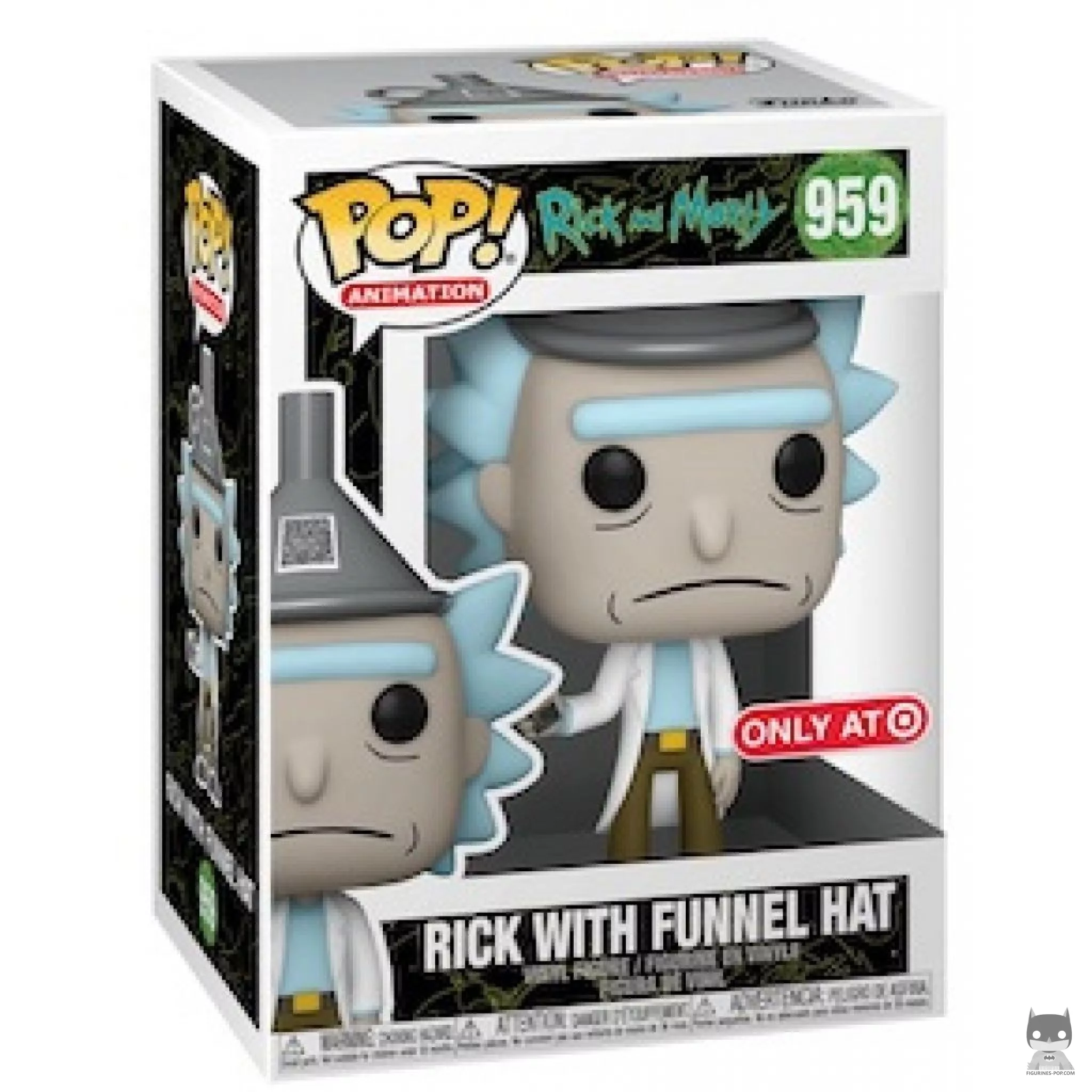 Figurine Funko POP Rick avec Chapeau Entonnoir avec boîte