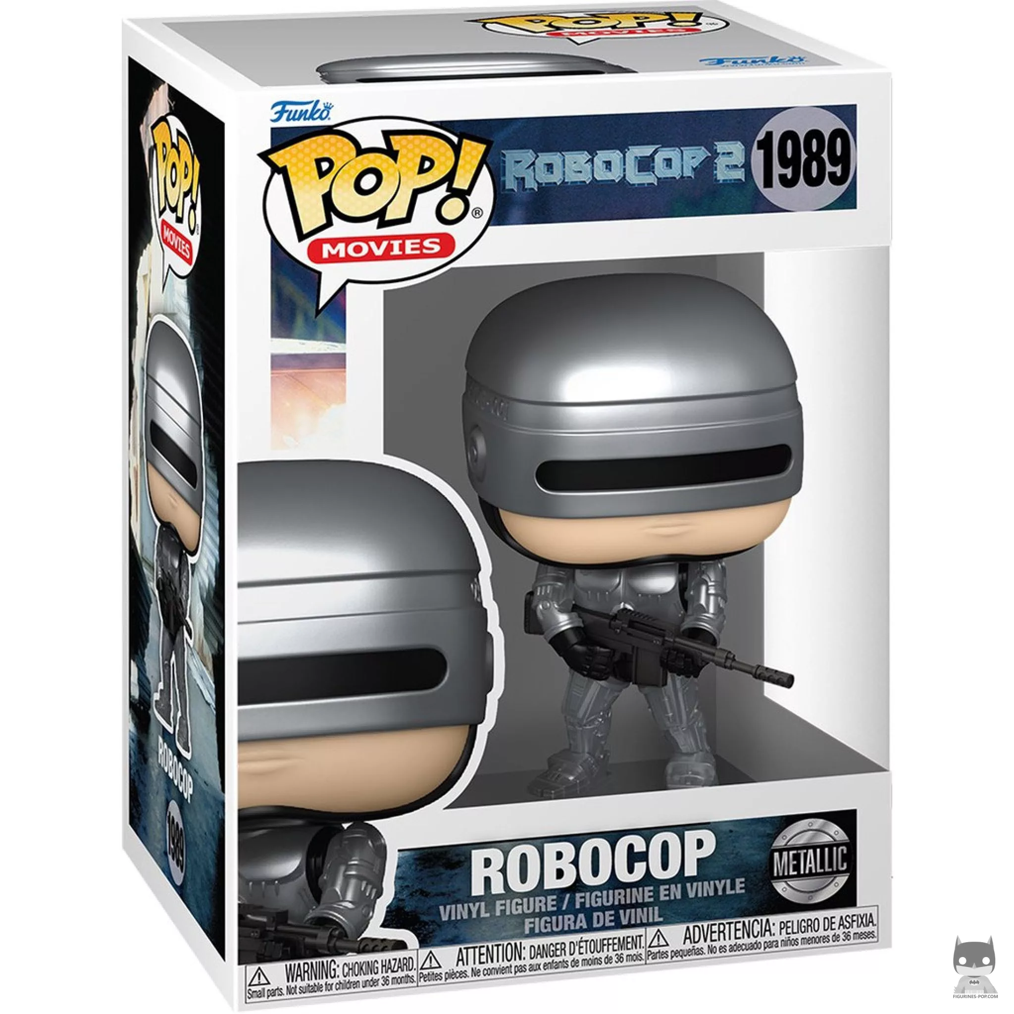 Figurine Funko POP RoboCop (Metallic) avec boîte
