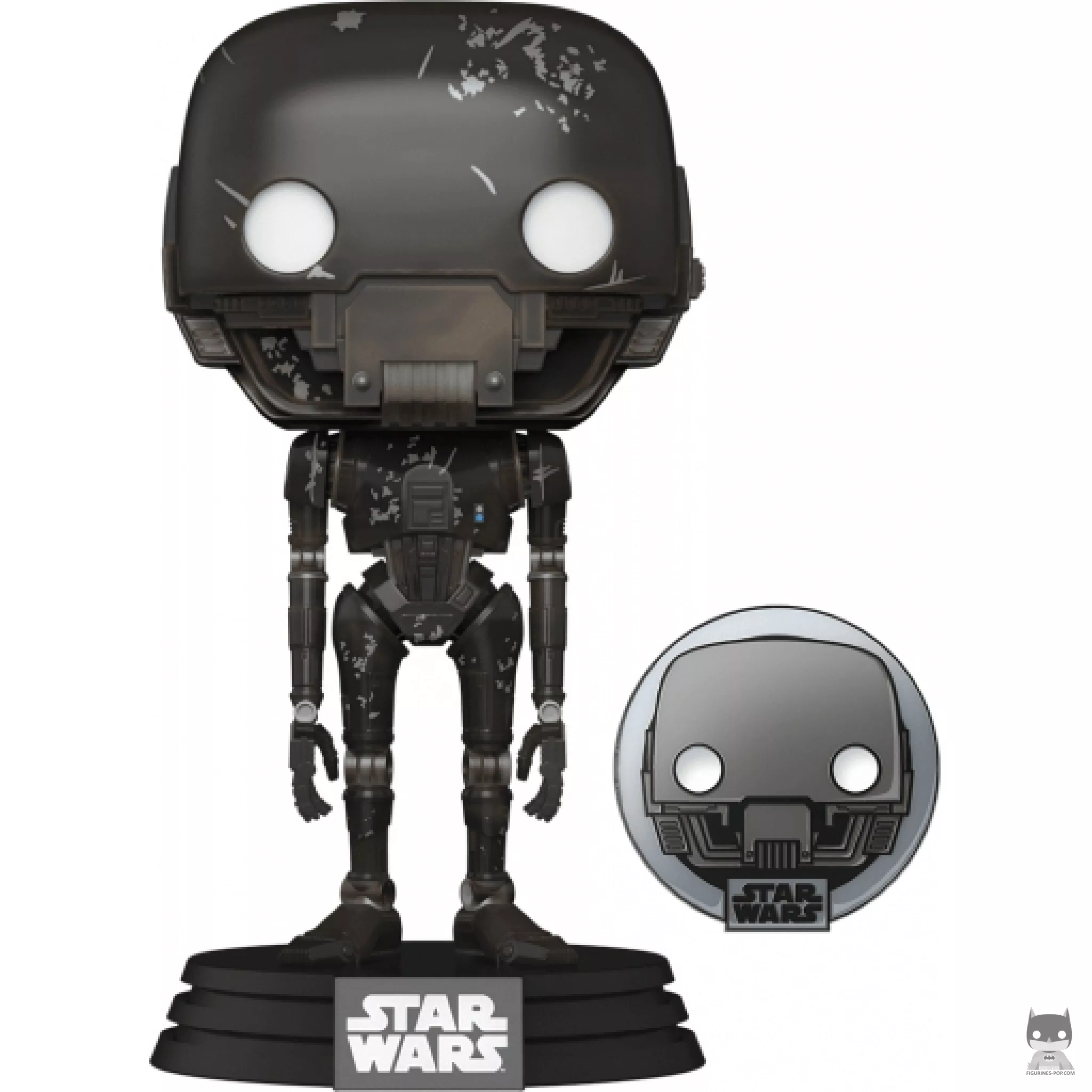 Figurine Funko POP K-2SO sur Jedha (Rogue One : A Star Wars Story)