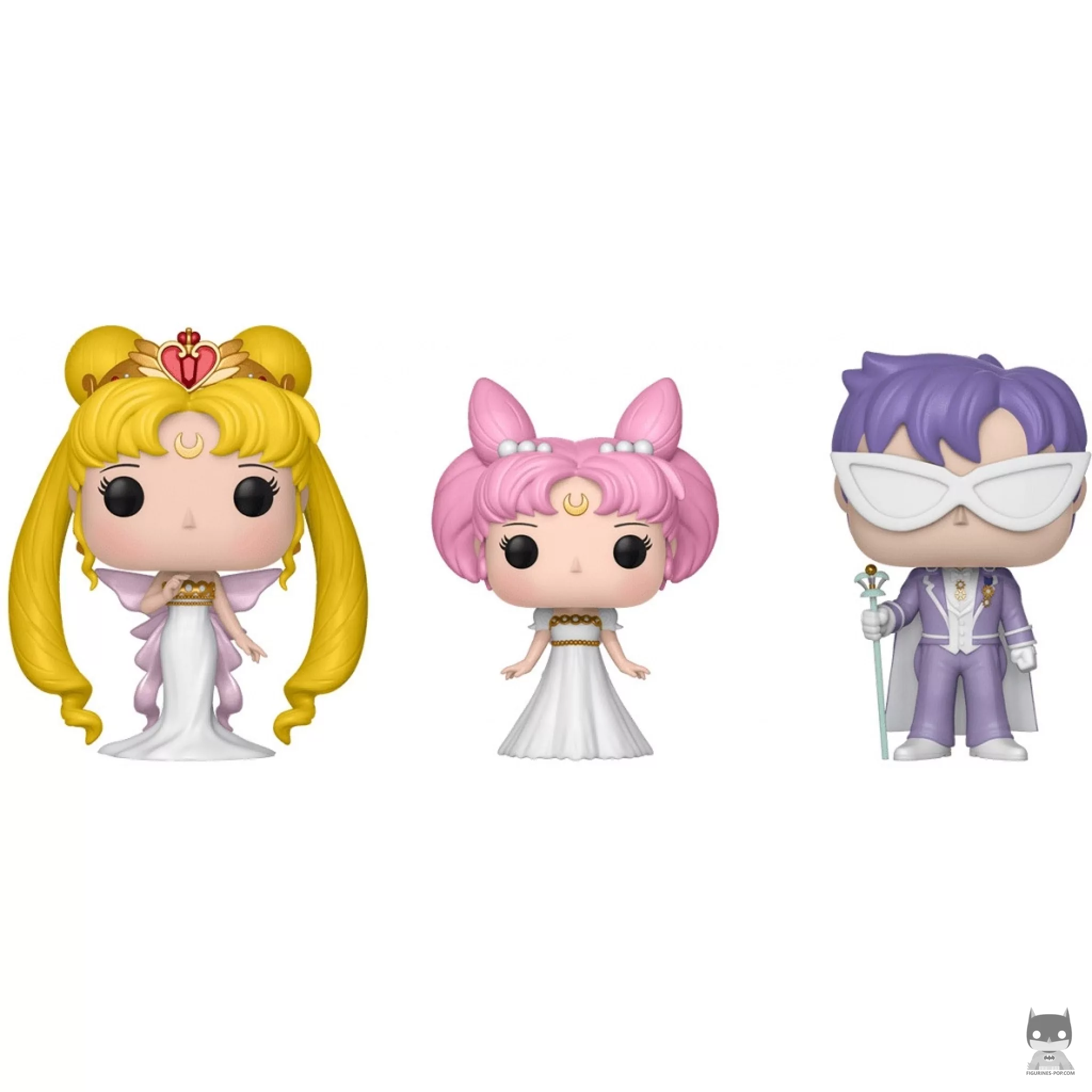 Figurine Funko POP Reine Serenity, Small Lady & Roi Endymion (Sailor Moon)