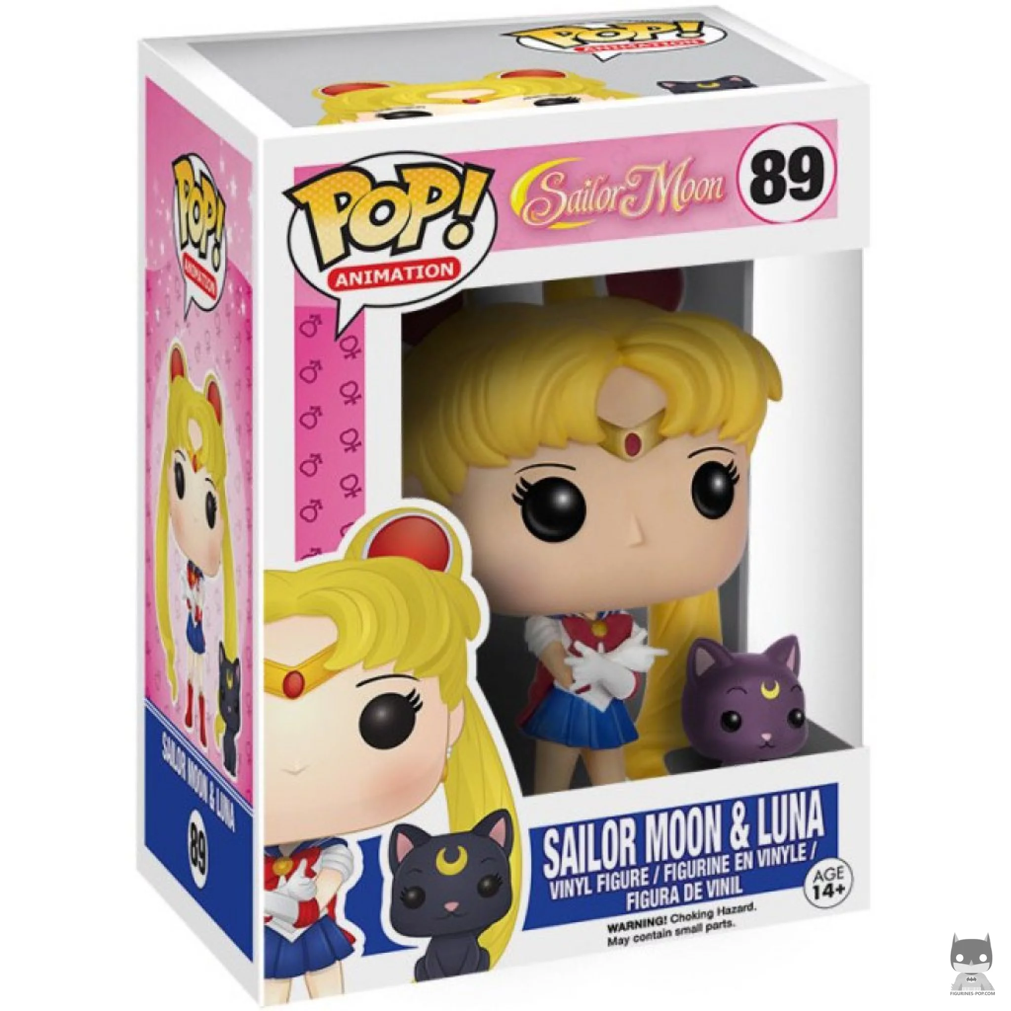 Figurine Funko POP Sailor Moon & Luna avec boîte