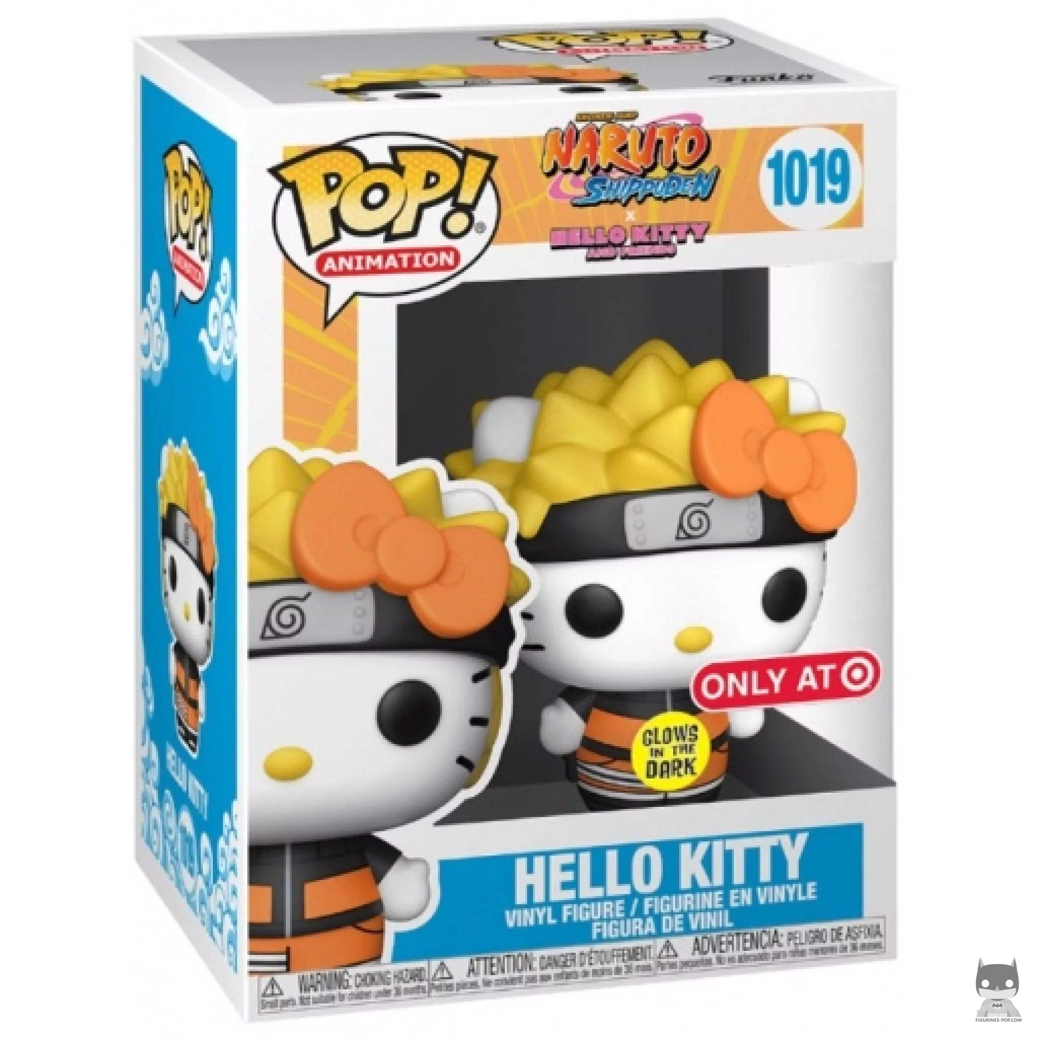 Figurine Funko POP Hello Kitty (Glow in the Dark) avec boîte