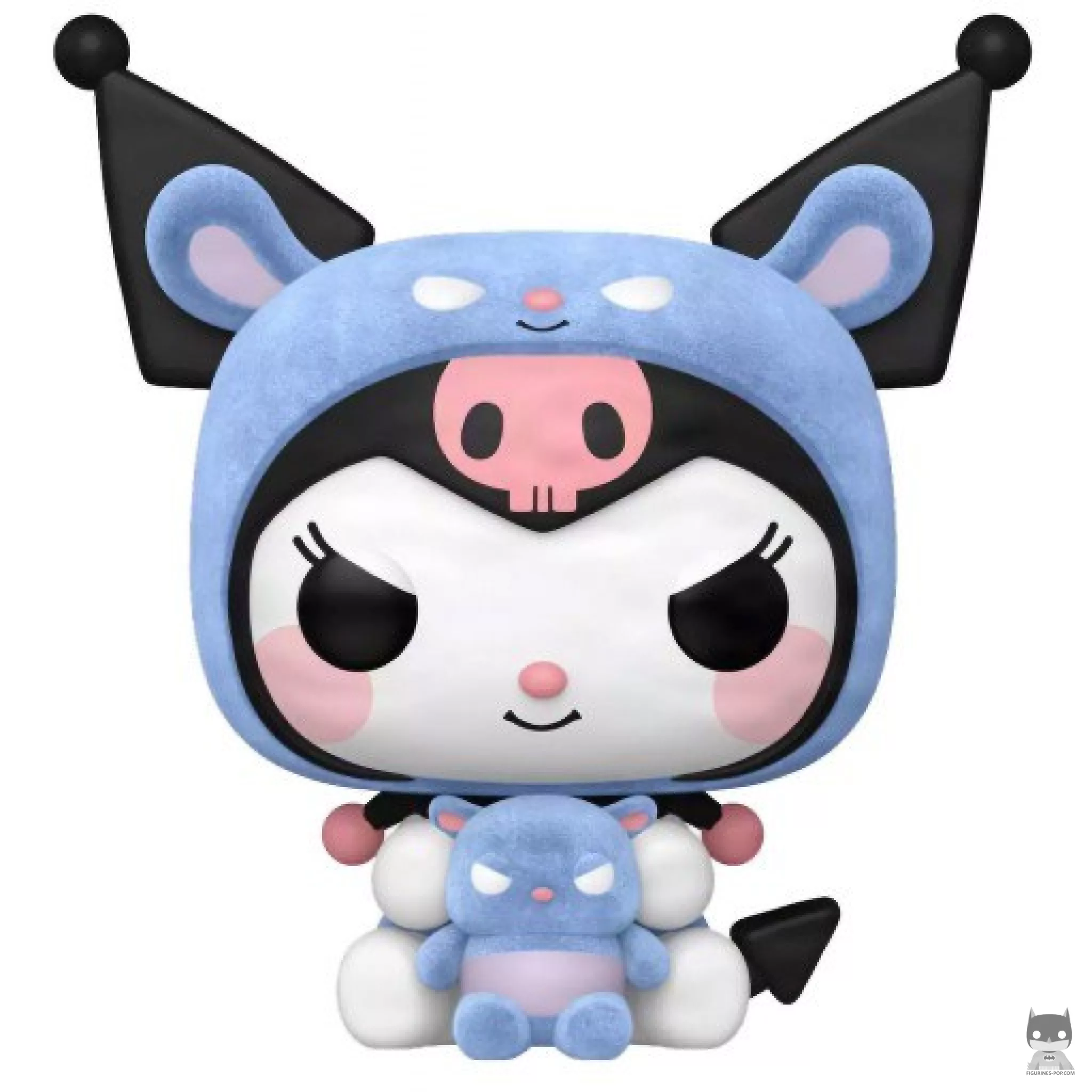 Figurine Funko POP Kuromi en Baku (Flocked) (Sanrio)