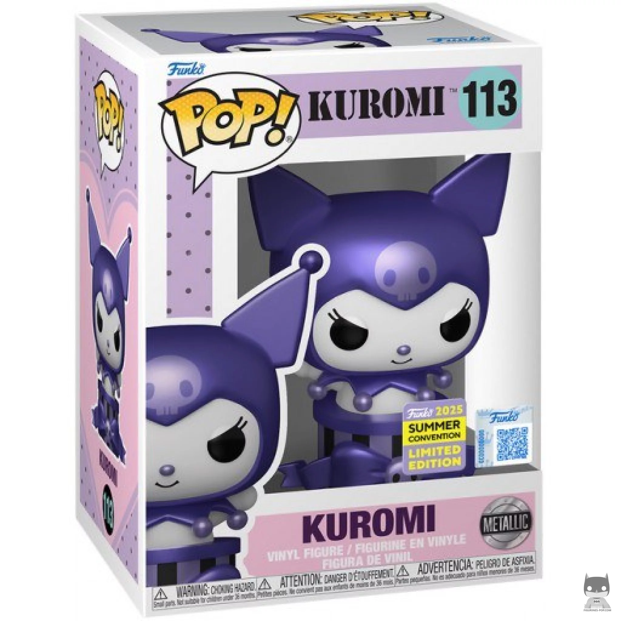 Figurine Funko POP Kuromi (Metallic) avec boîte