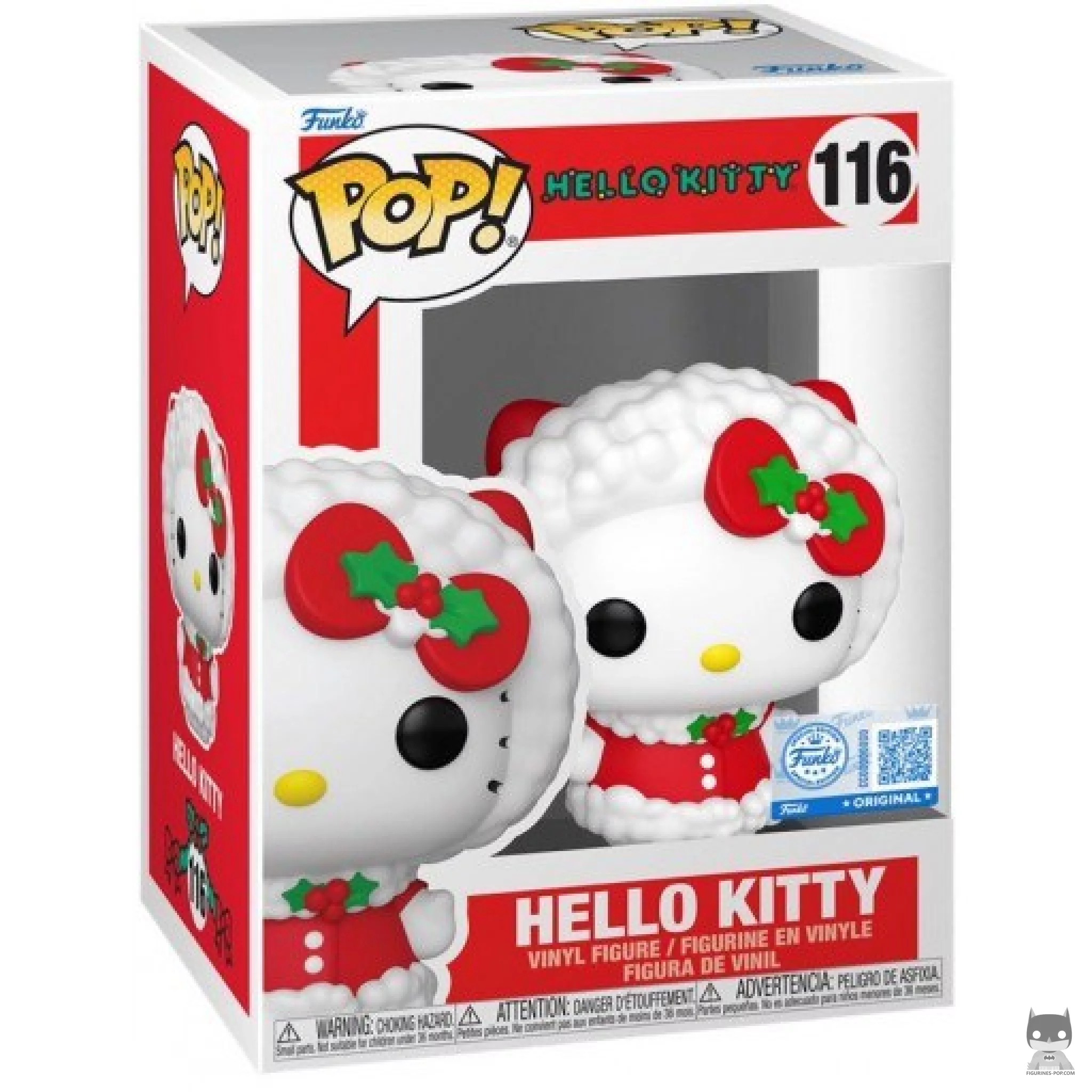 Figurine Funko POP Hello Kitty (Noël) avec boîte