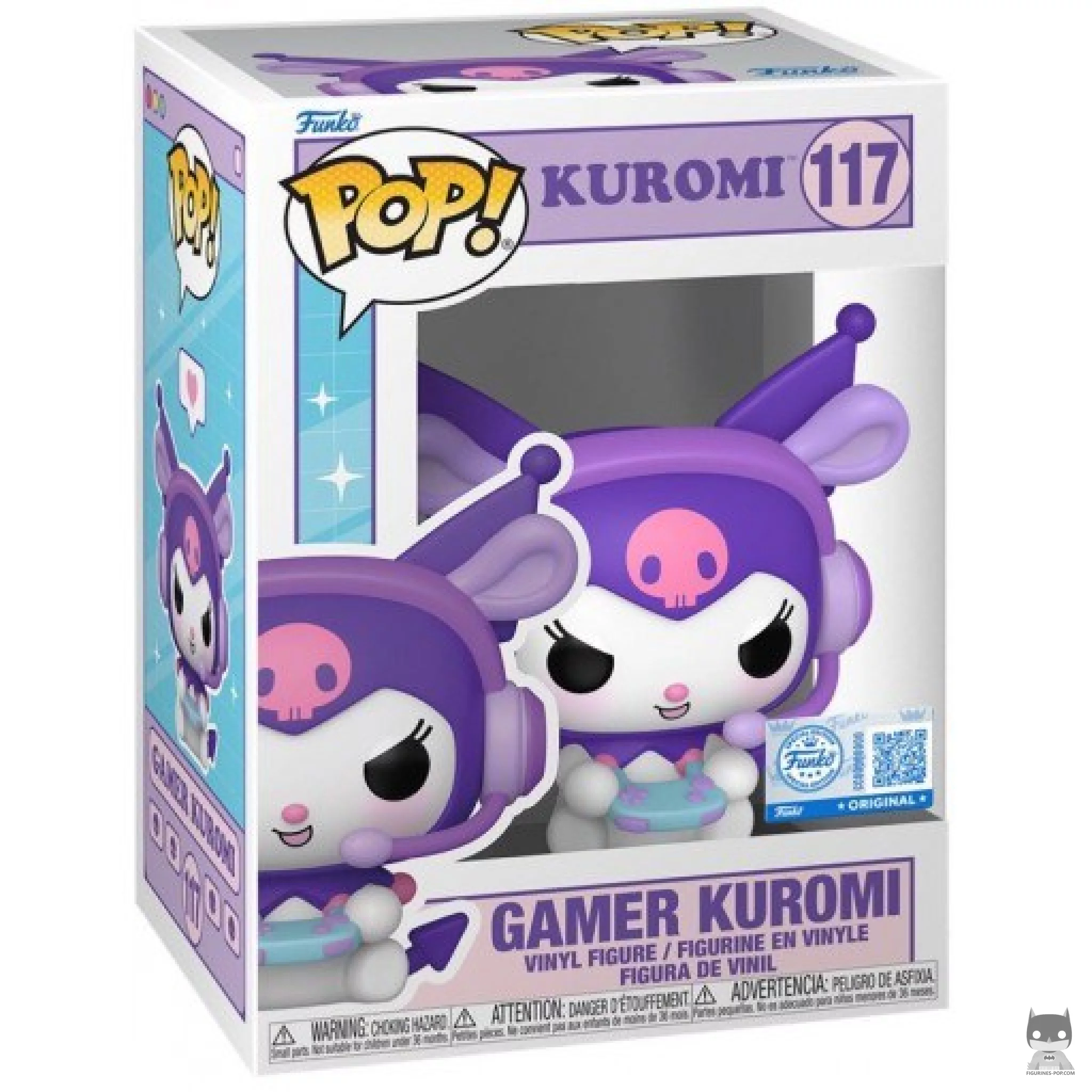 Figurine Funko POP Kuromi Gamer avec boîte