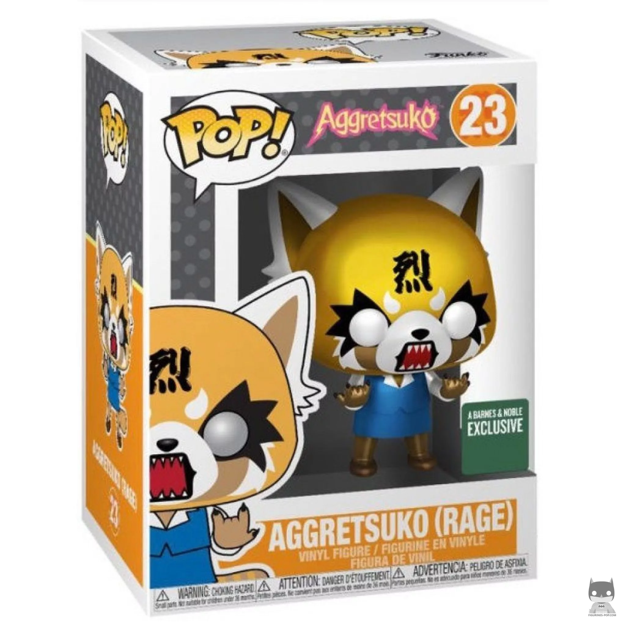 Figurine Funko POP Aggretsuko Enragé (Metallic) avec boîte