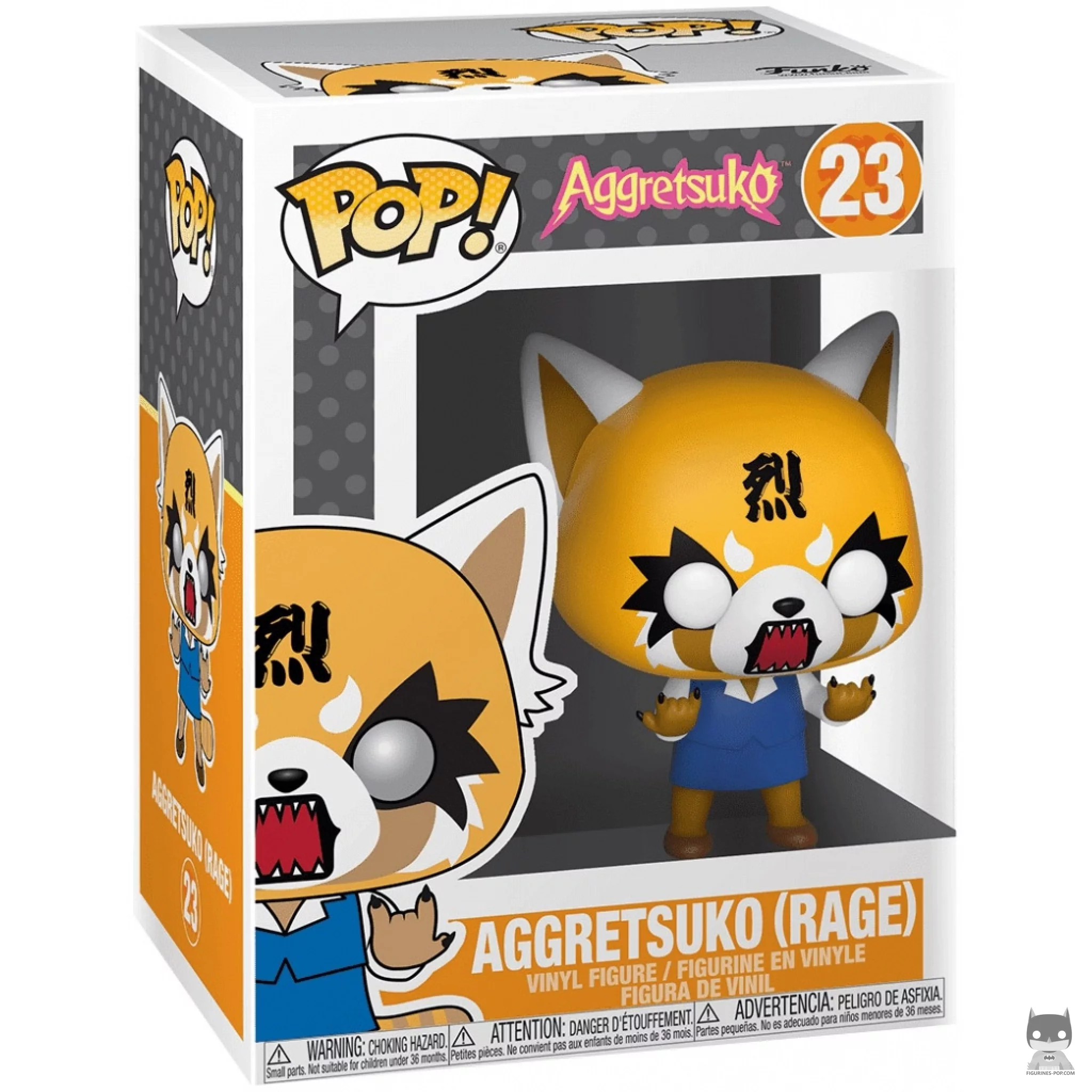 Figurine Funko POP Aggretsuko Enragé avec boîte