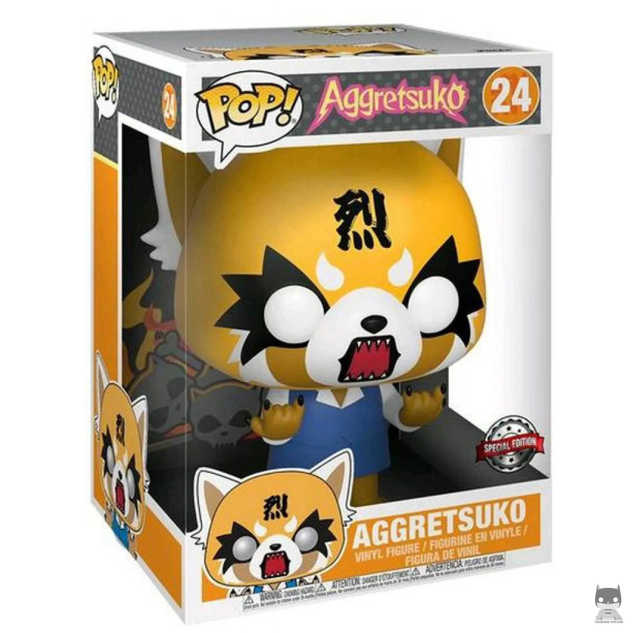Figurine Funko POP Aggretsuko Enragé (Supersized) avec boîte