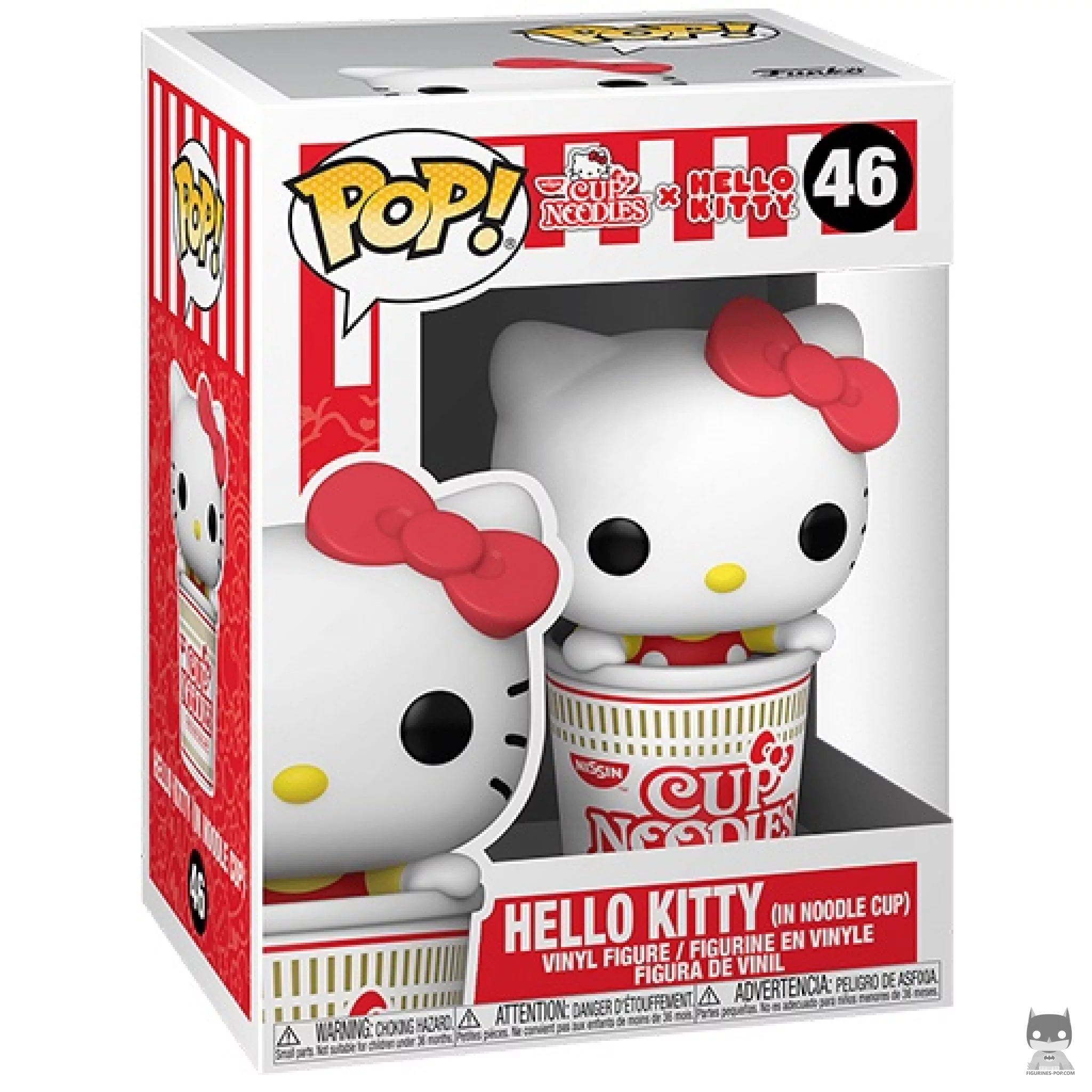 Figurine Funko POP Hello Kitty dans un pot de Nouilles avec boîte