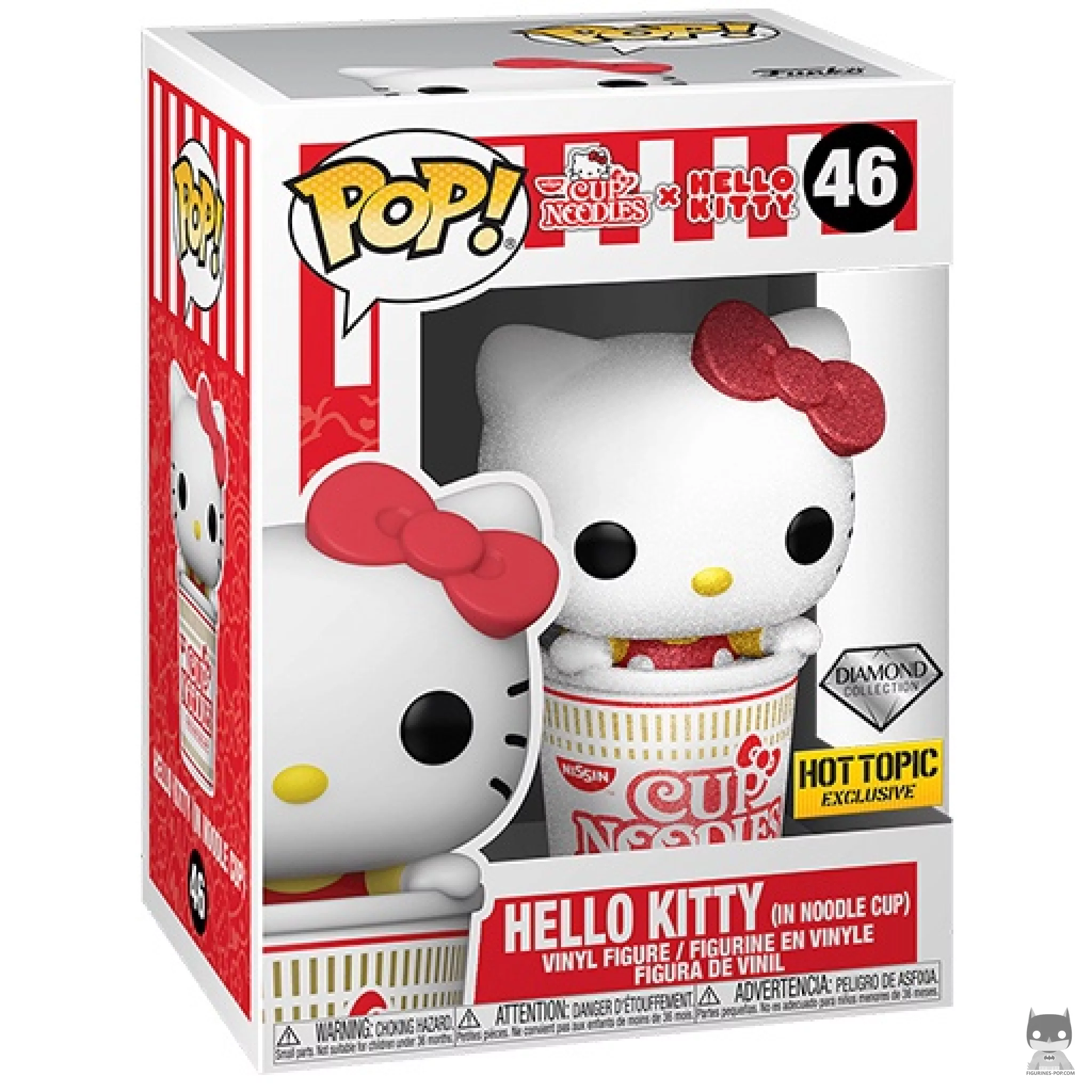 Figurine Funko POP Hello Kitty dans un pot de Nouilles avec boîte