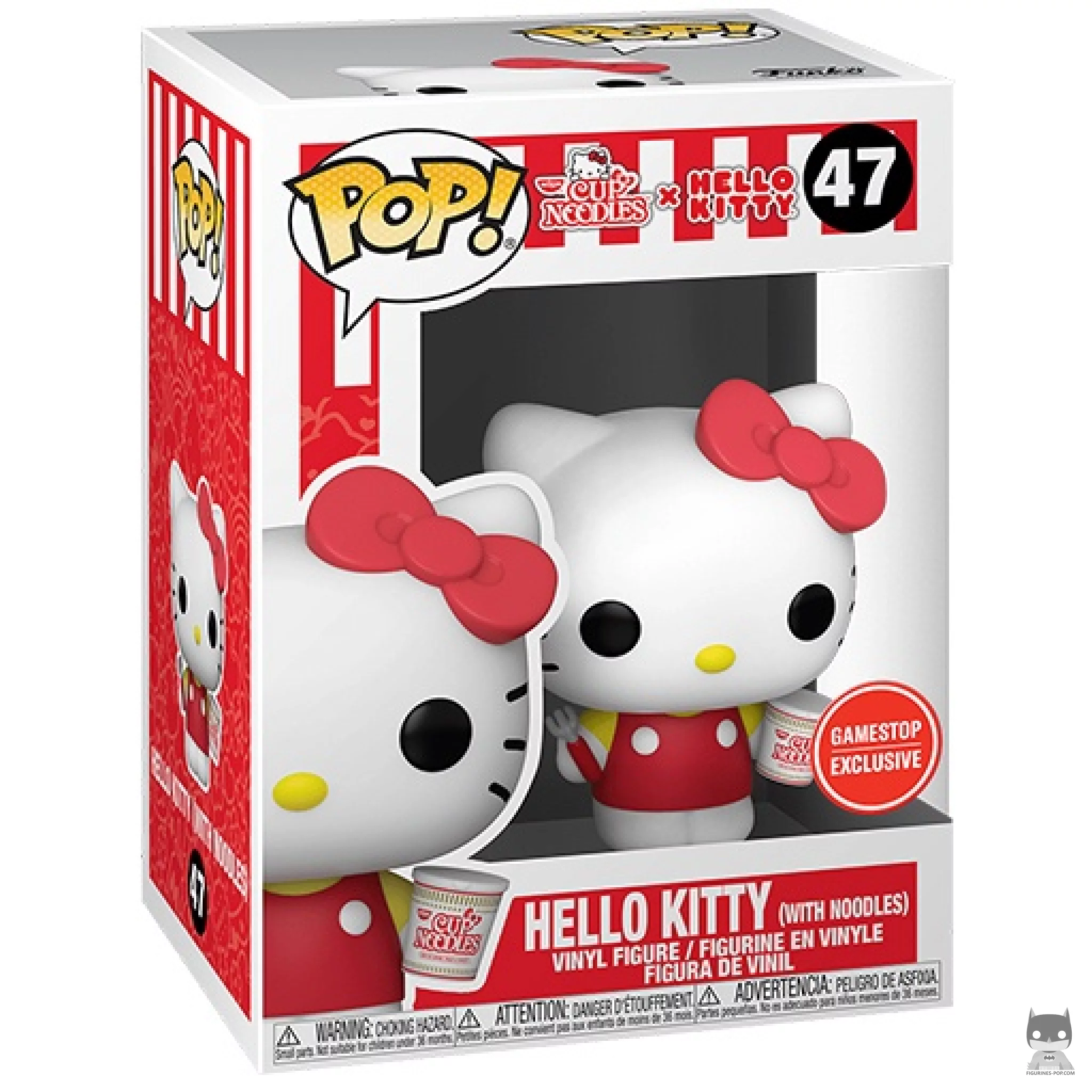 Figurine Funko POP Hello Kitty avec des Nouilles et Fourchette avec boîte