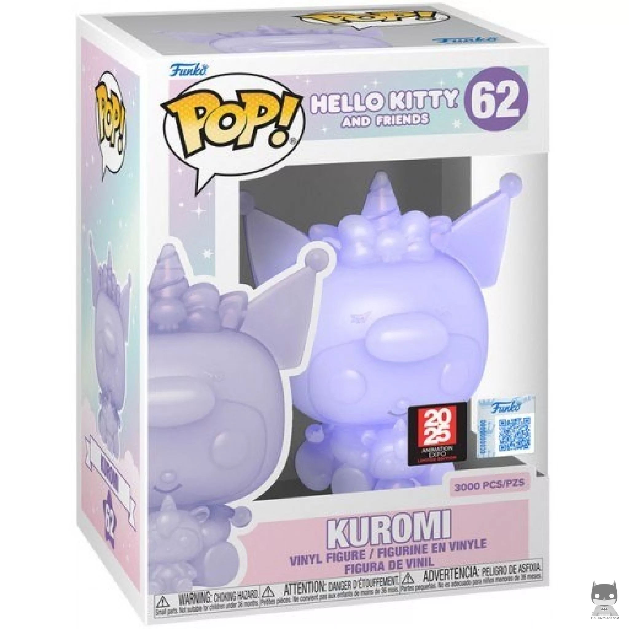 Figurine Funko POP Kuromi (Translucent) avec boîte