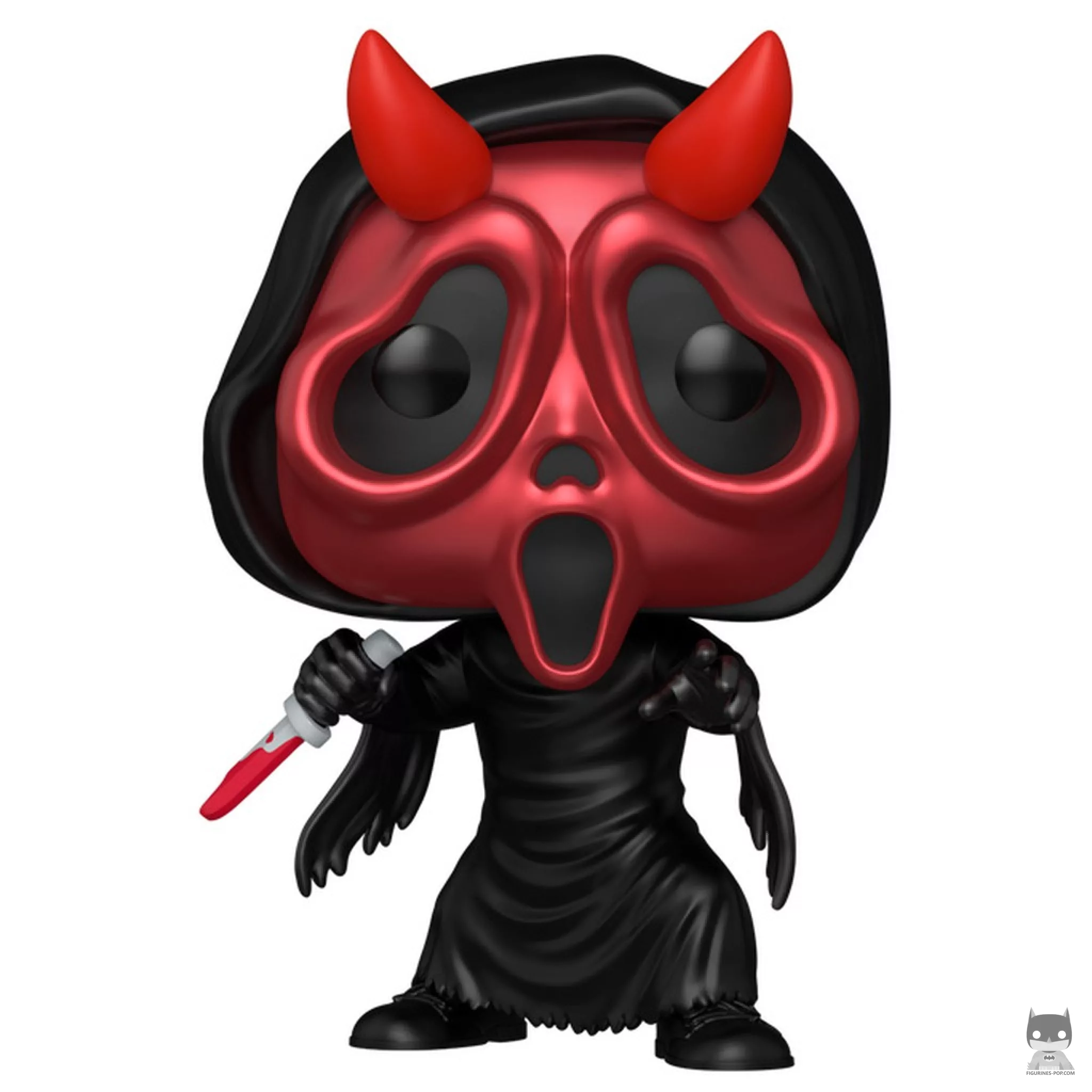 Figurine Funko POP Ghost Face visage de diable (Chrome) (Scream)