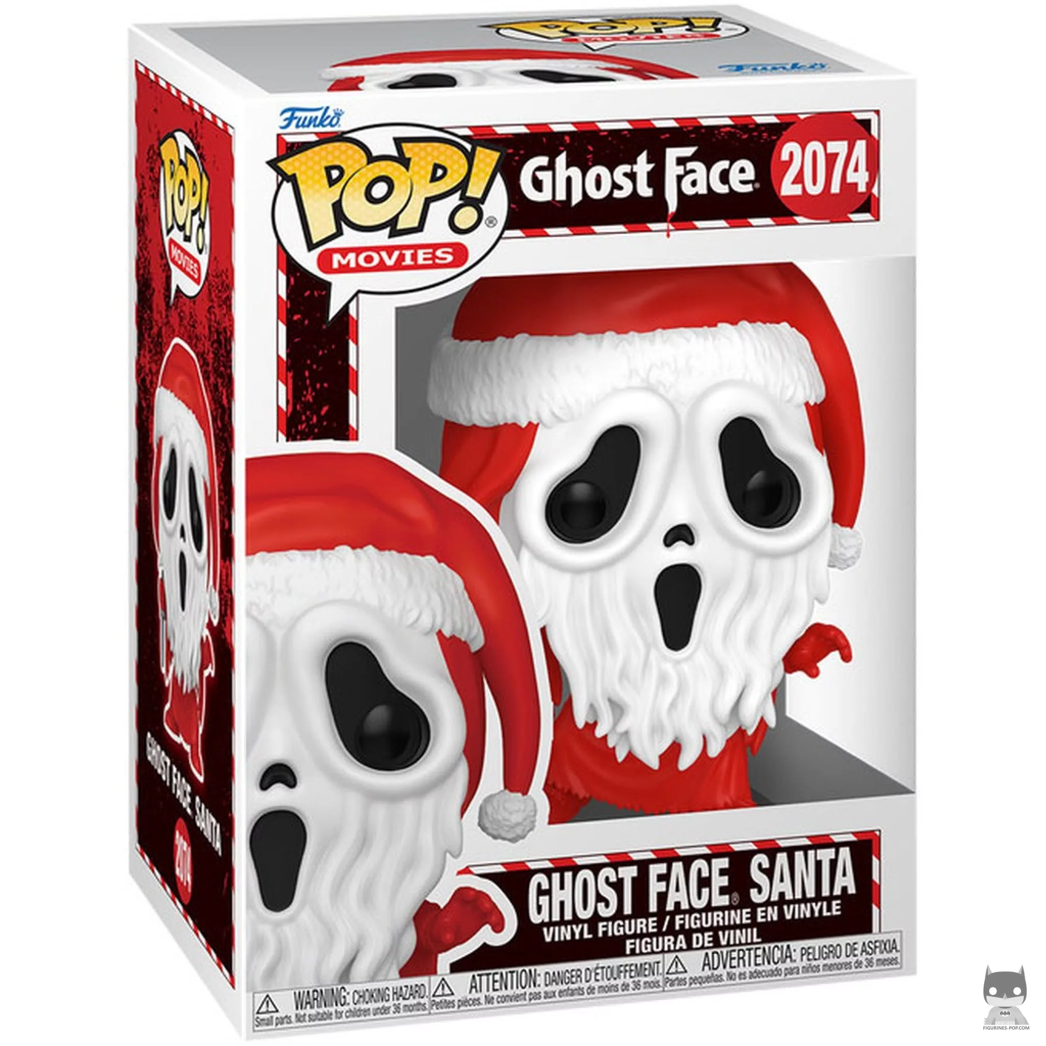 Figurine Funko POP Ghost Face Père Noël avec boîte