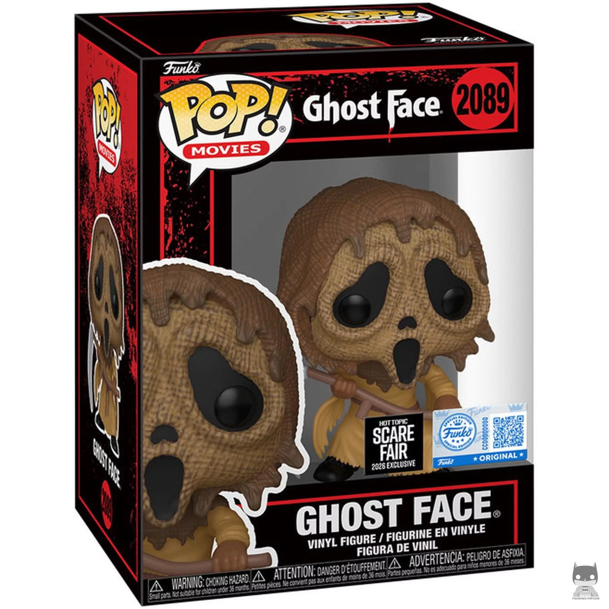 Figurine Funko POP Ghost Face (Masque d'épouvantail) avec boîte