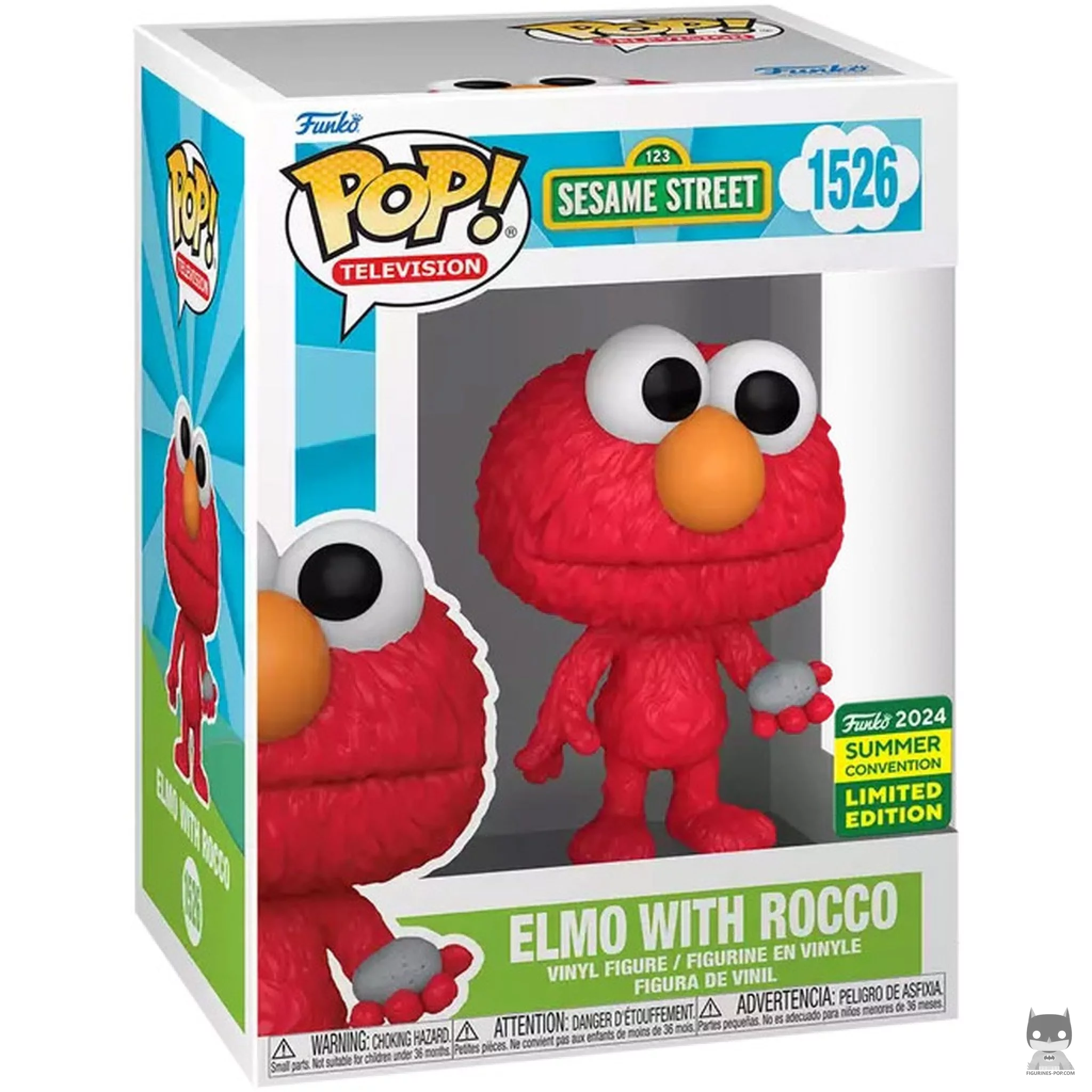 Figurine Funko POP Elmo avec Rocco avec boîte