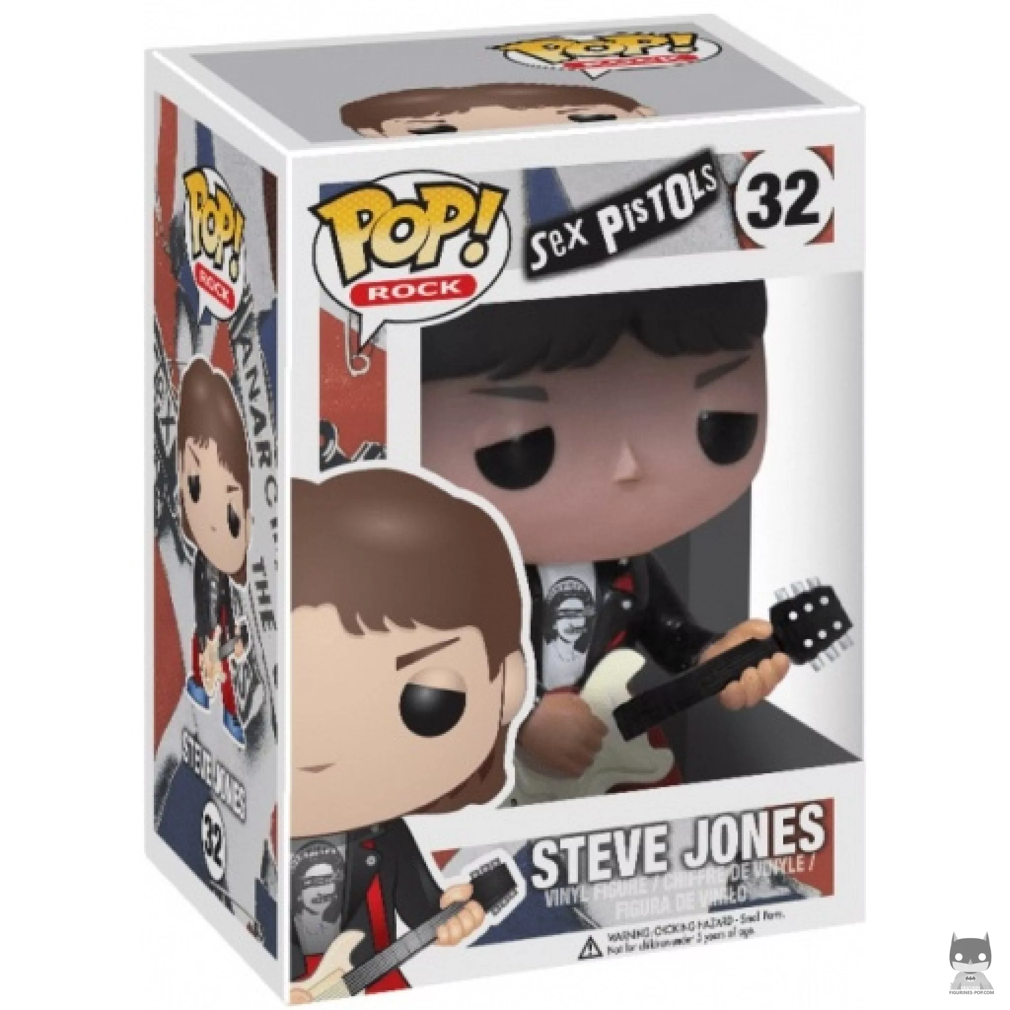 Figurine Funko POP Steve Jones avec boîte