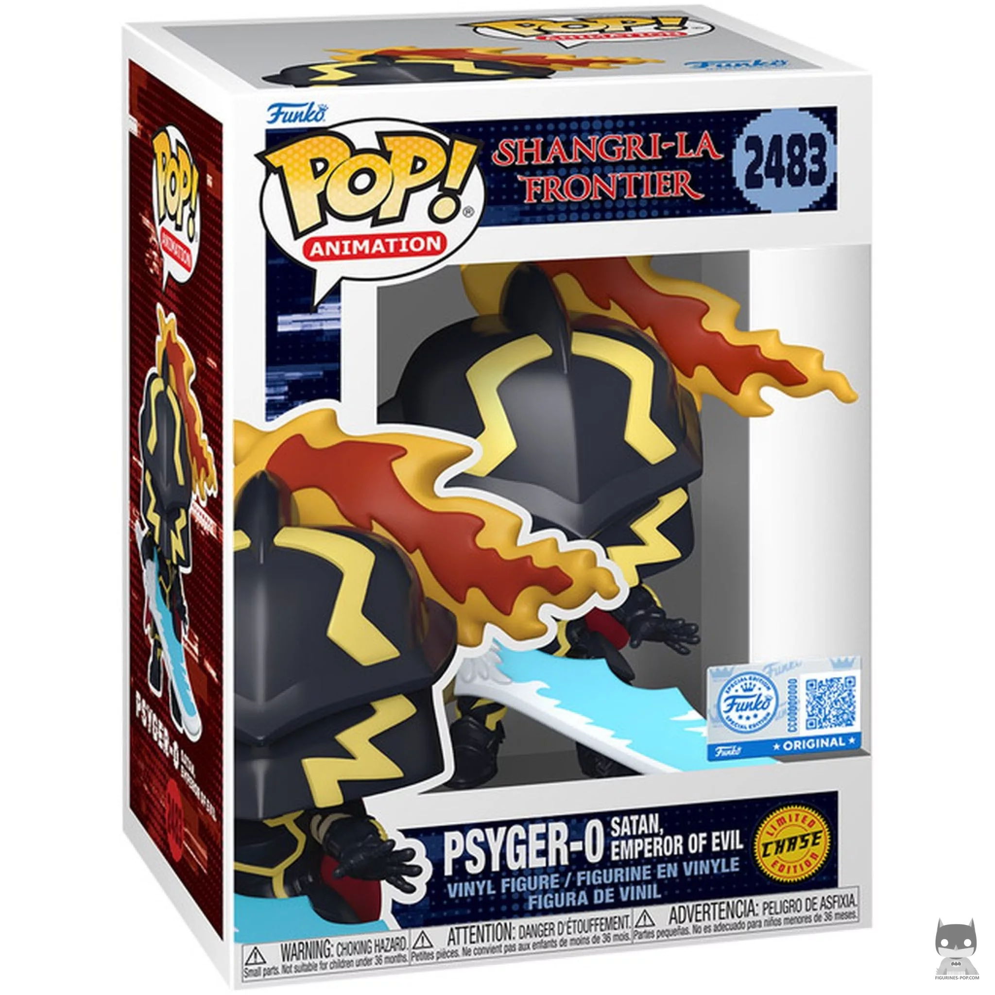 Figurine Funko POP Psyger-0 Satan, empereur du mal (Chase) avec boîte