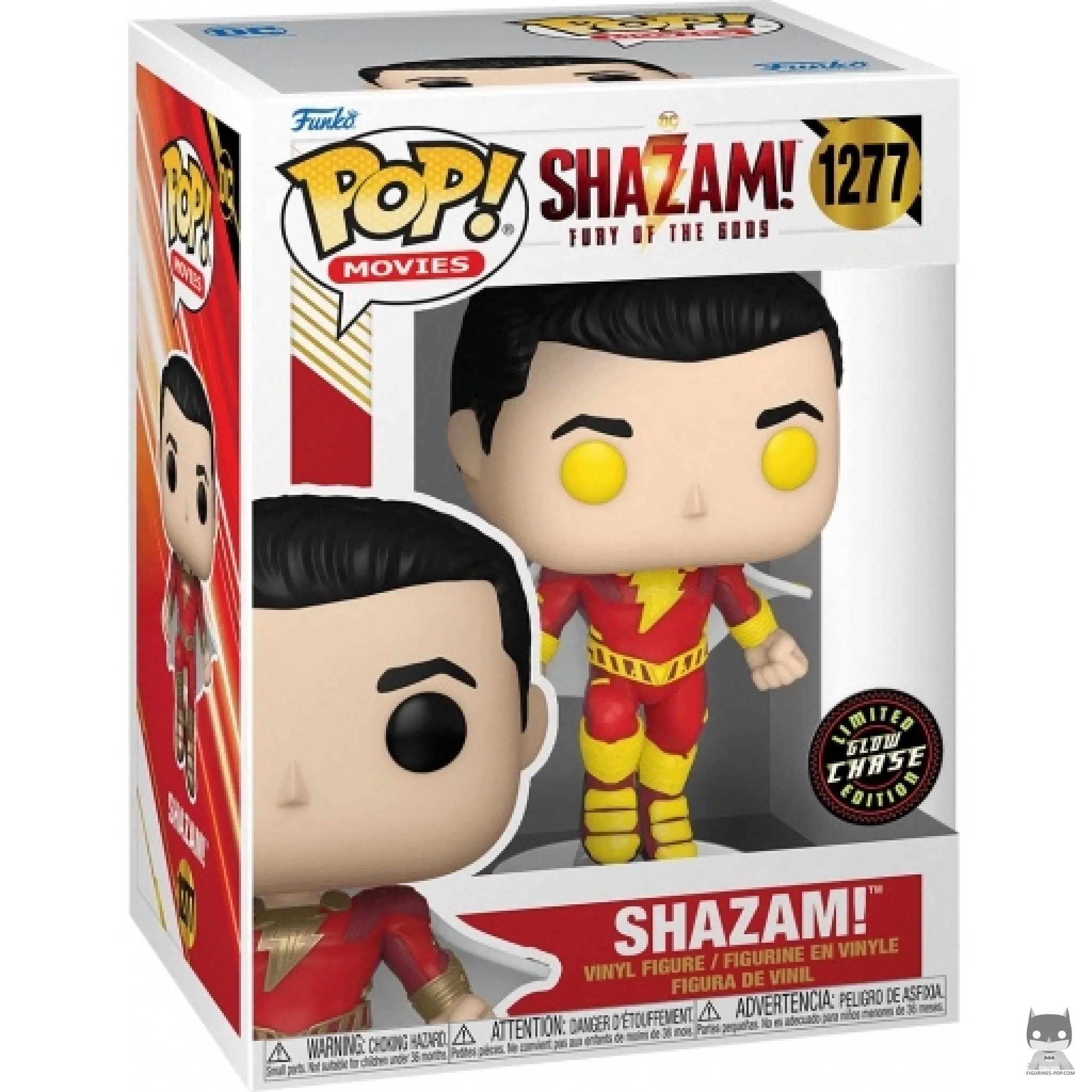 Figurine Funko POP Shazam! (Glow In The Dark) avec boîte