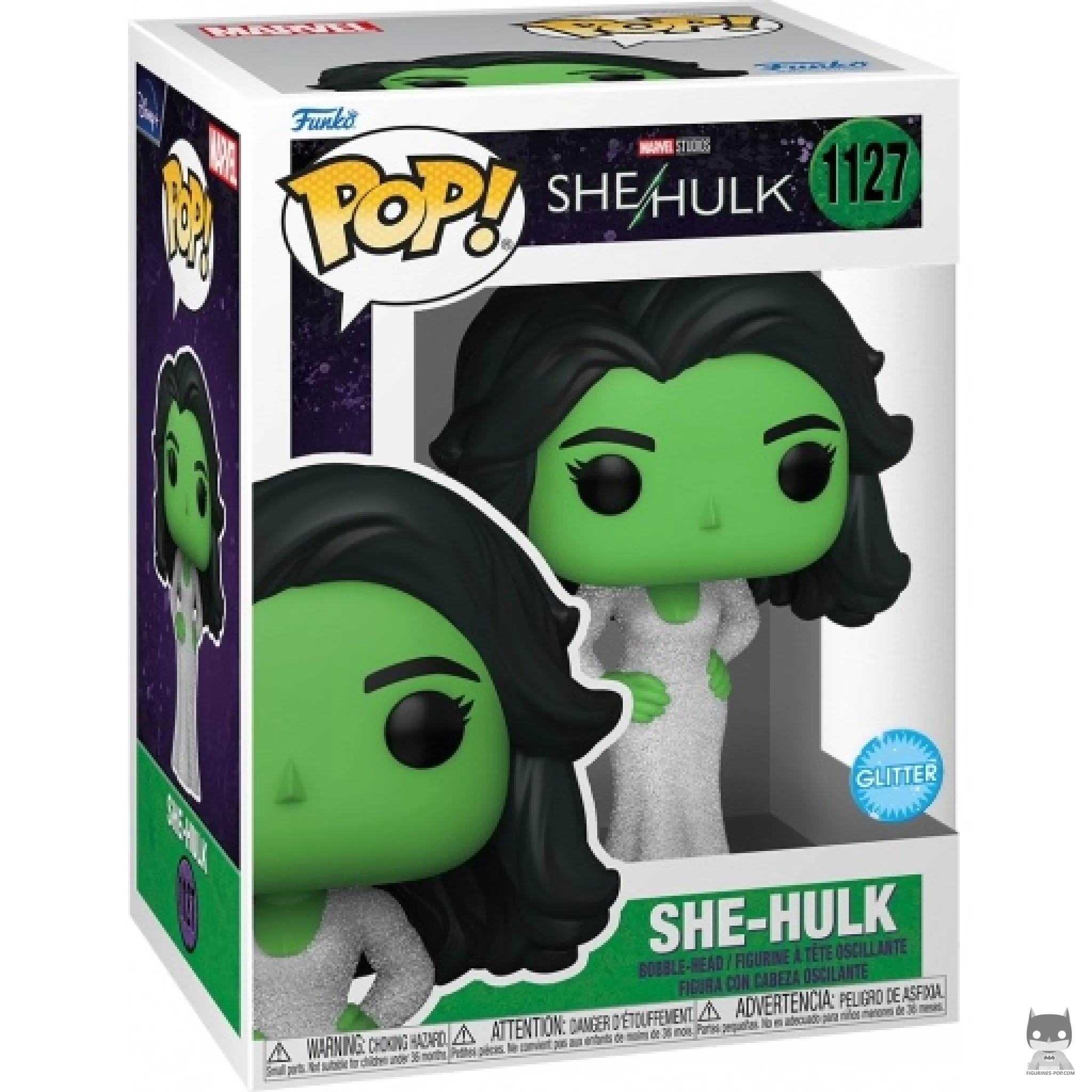 Figurine Funko POP She-Hulk (Glitter) avec boîte