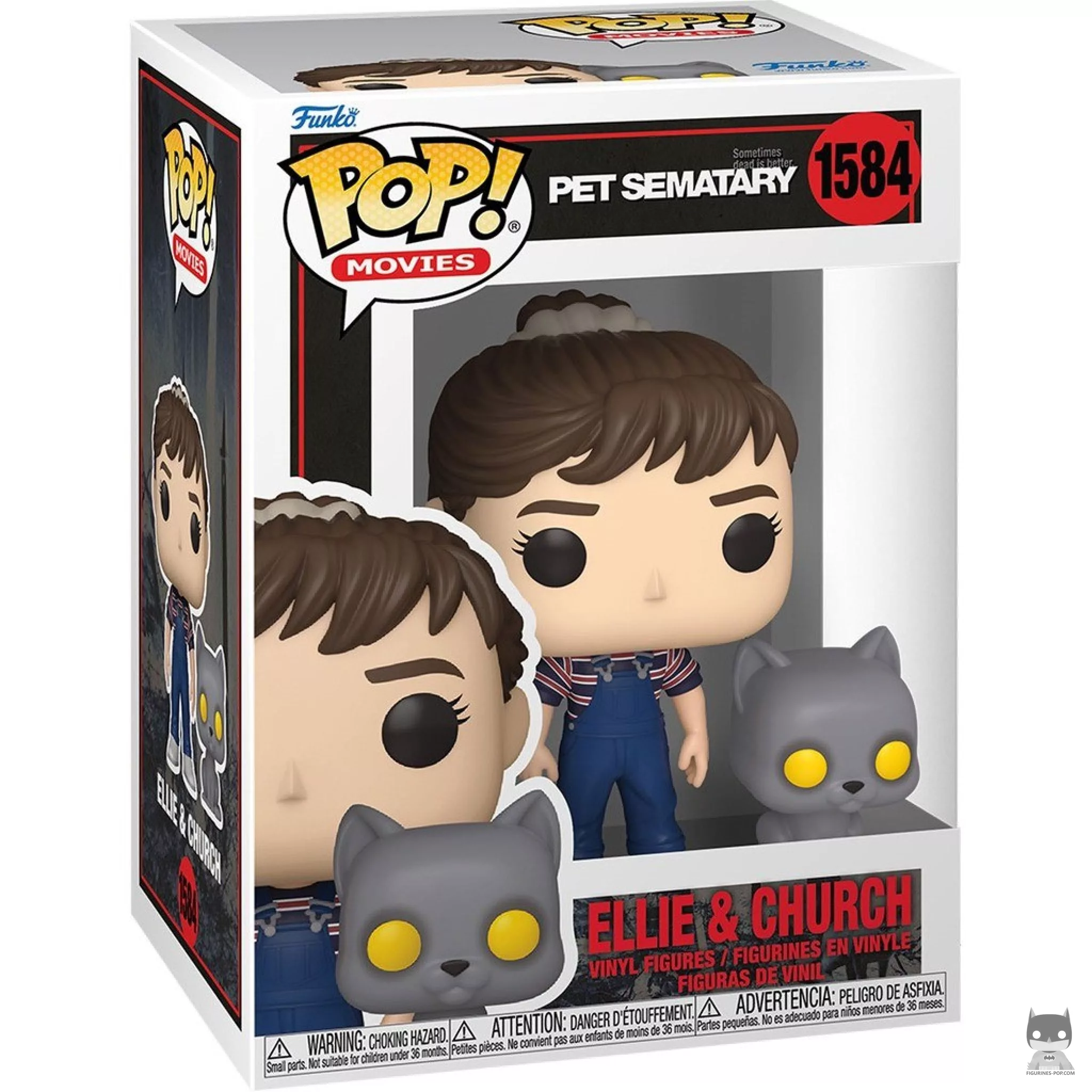 Figurine Funko POP Ellie & Church avec boîte