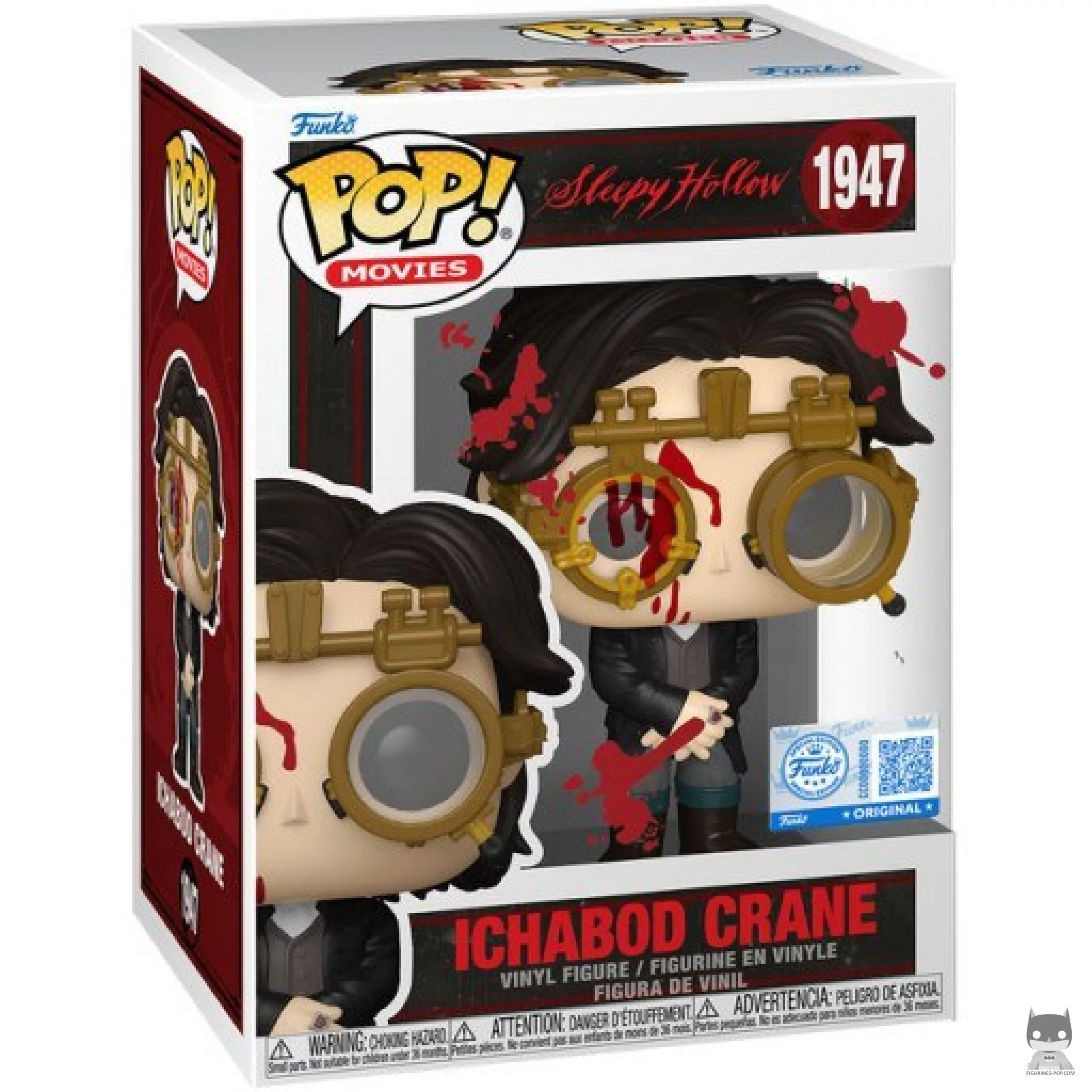 Figurine Funko POP Ichabod Crane (Bloody) avec boîte