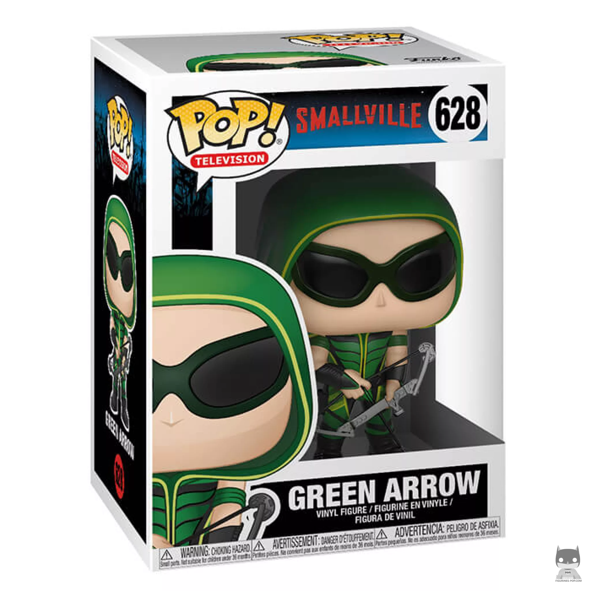 Figurine Funko POP Green Arrow aves lunettes avec boîte