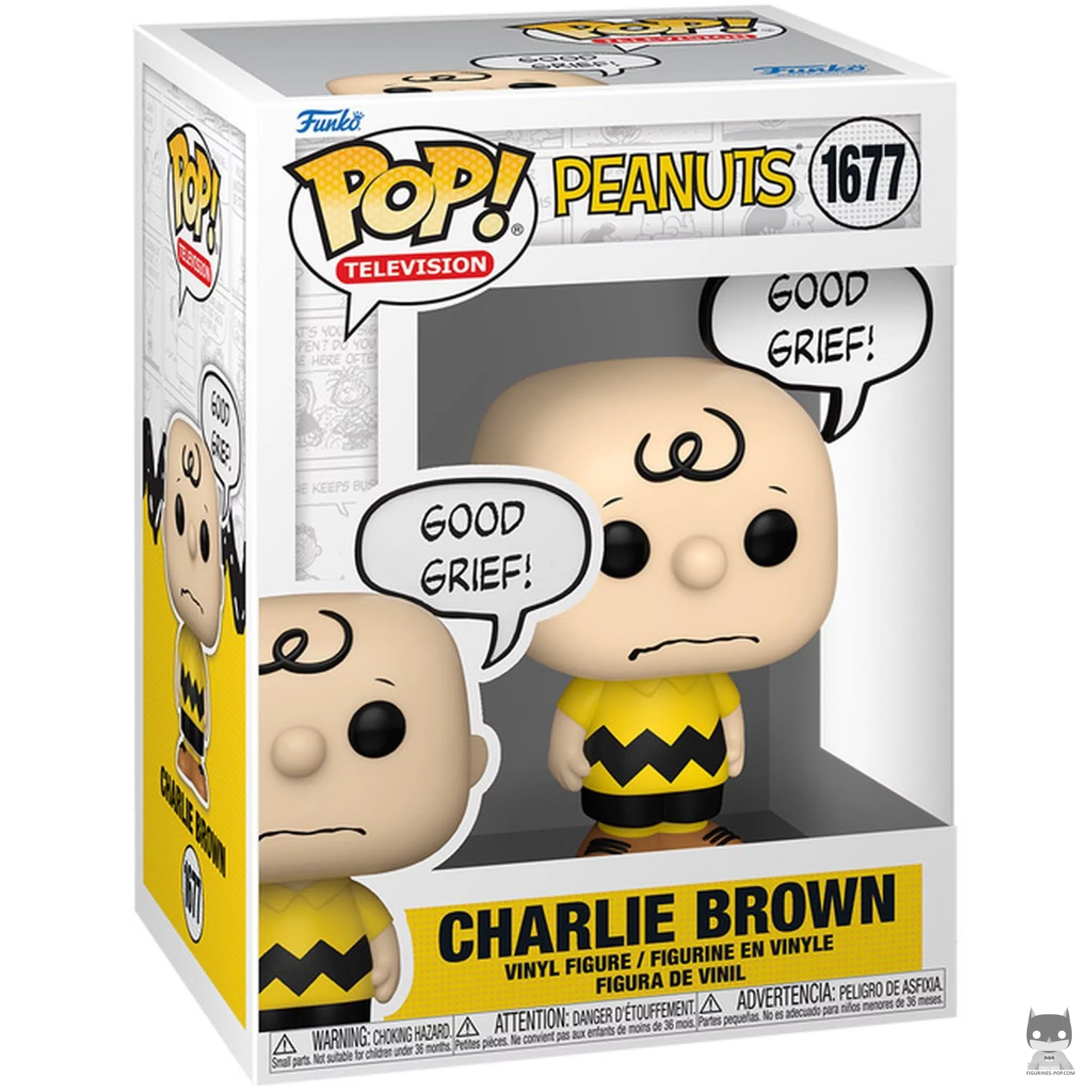 Figurine Funko POP Charlie Brown avec boîte