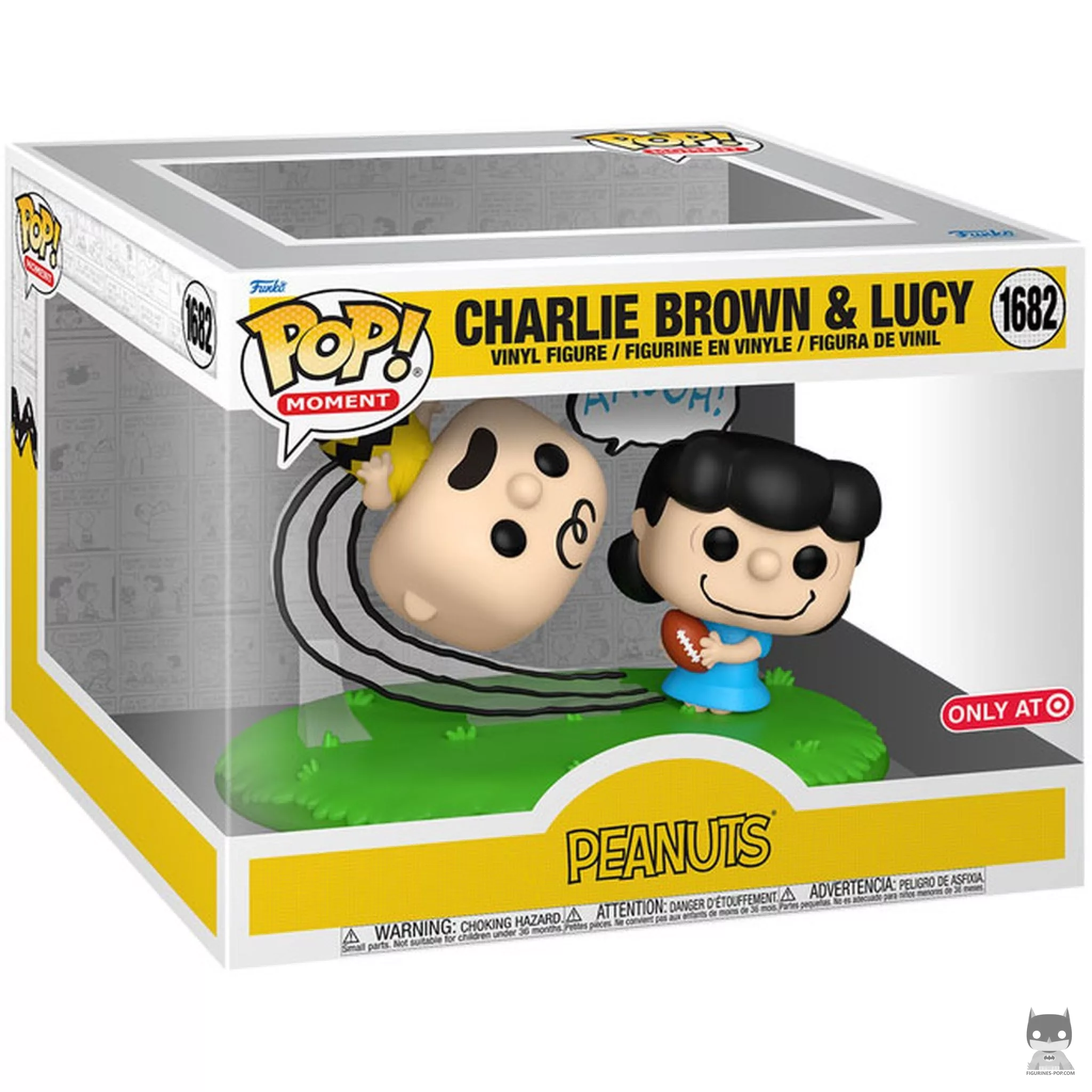 Figurine Funko POP Charlie Brown & Lucy (Movie Moment) avec boîte