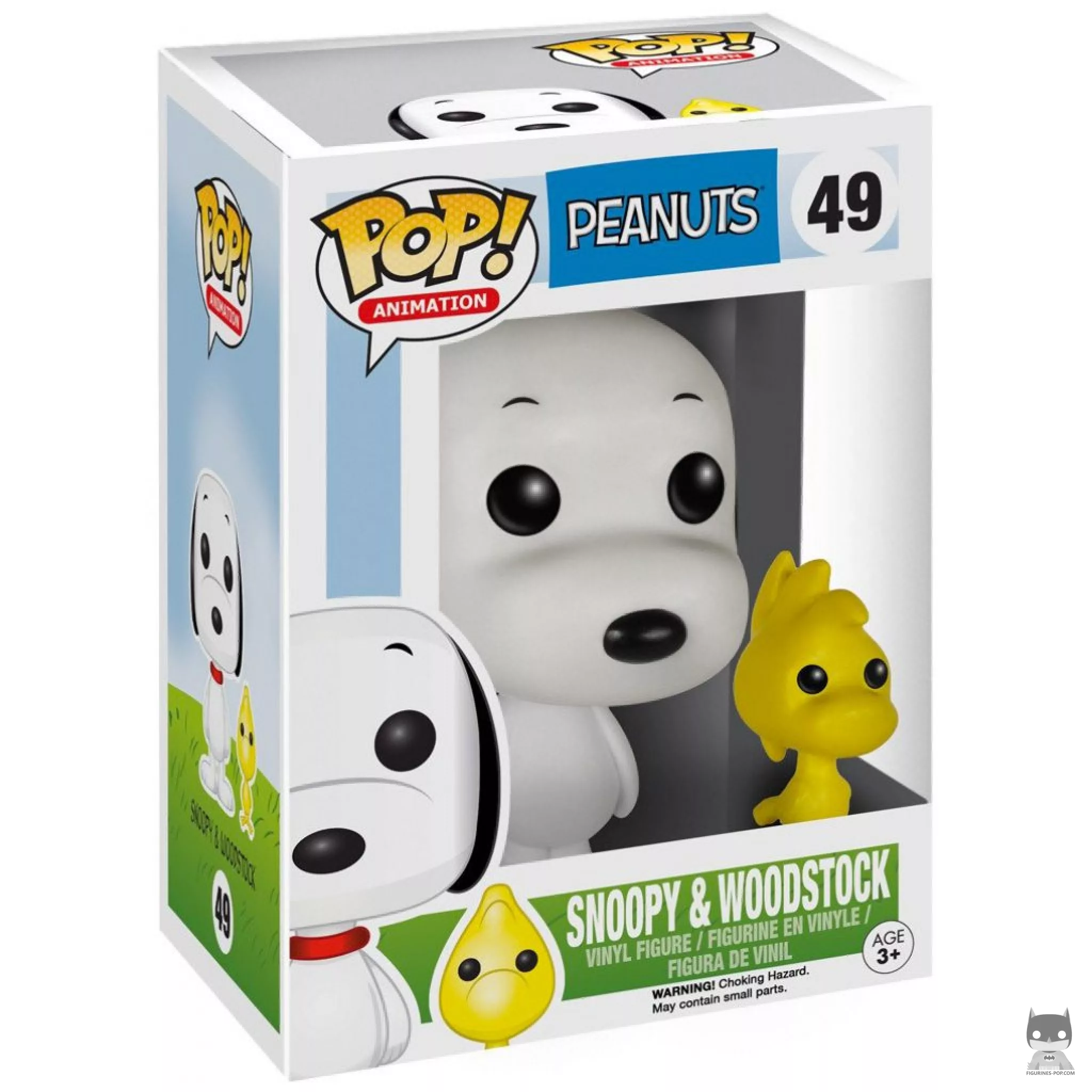 Figurine Funko POP Snoopy & Woodstock avec boîte