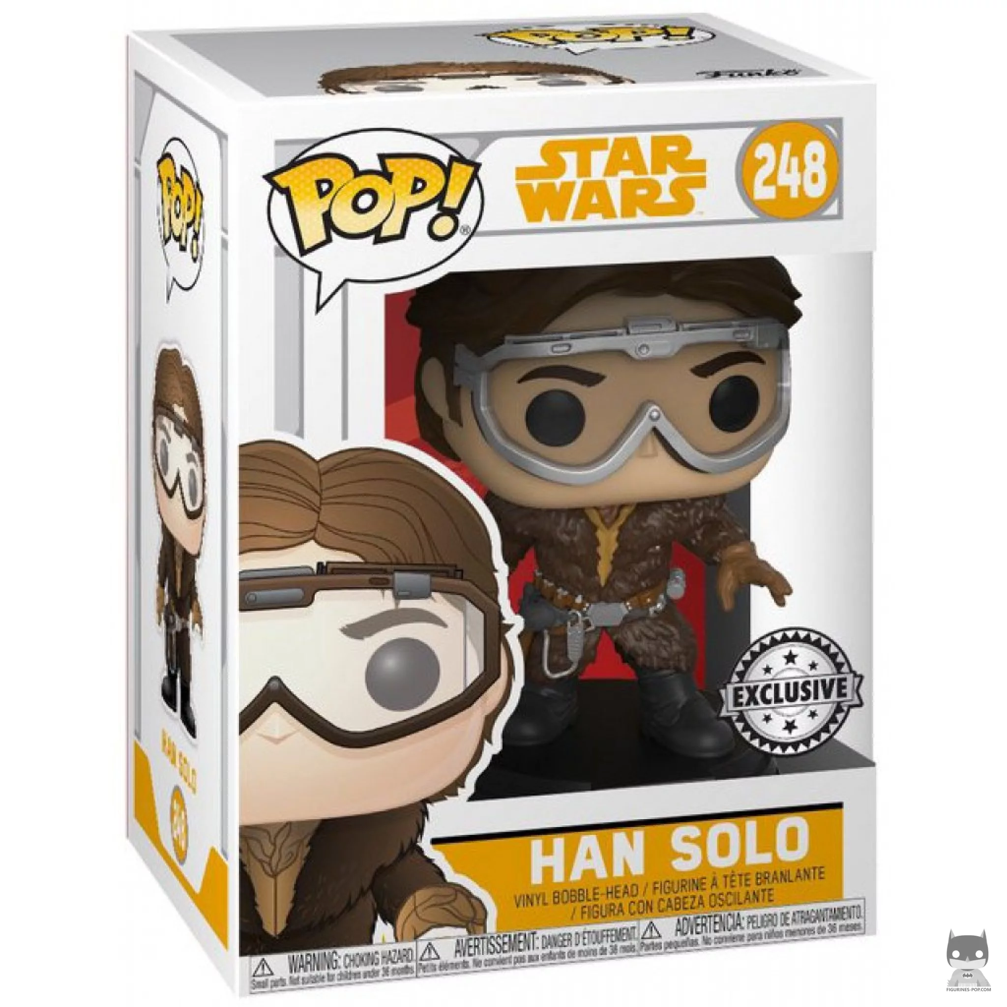 Figurine Funko POP Han Solo avec Lunettes avec boîte