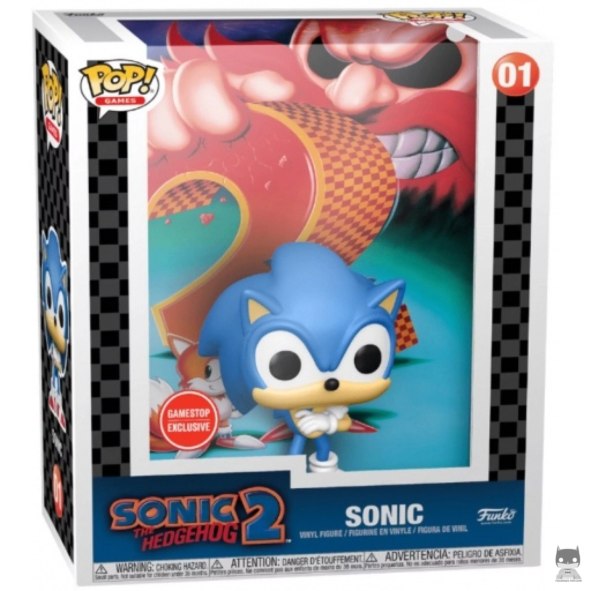 Figurine Funko POP Sonic avec boîte