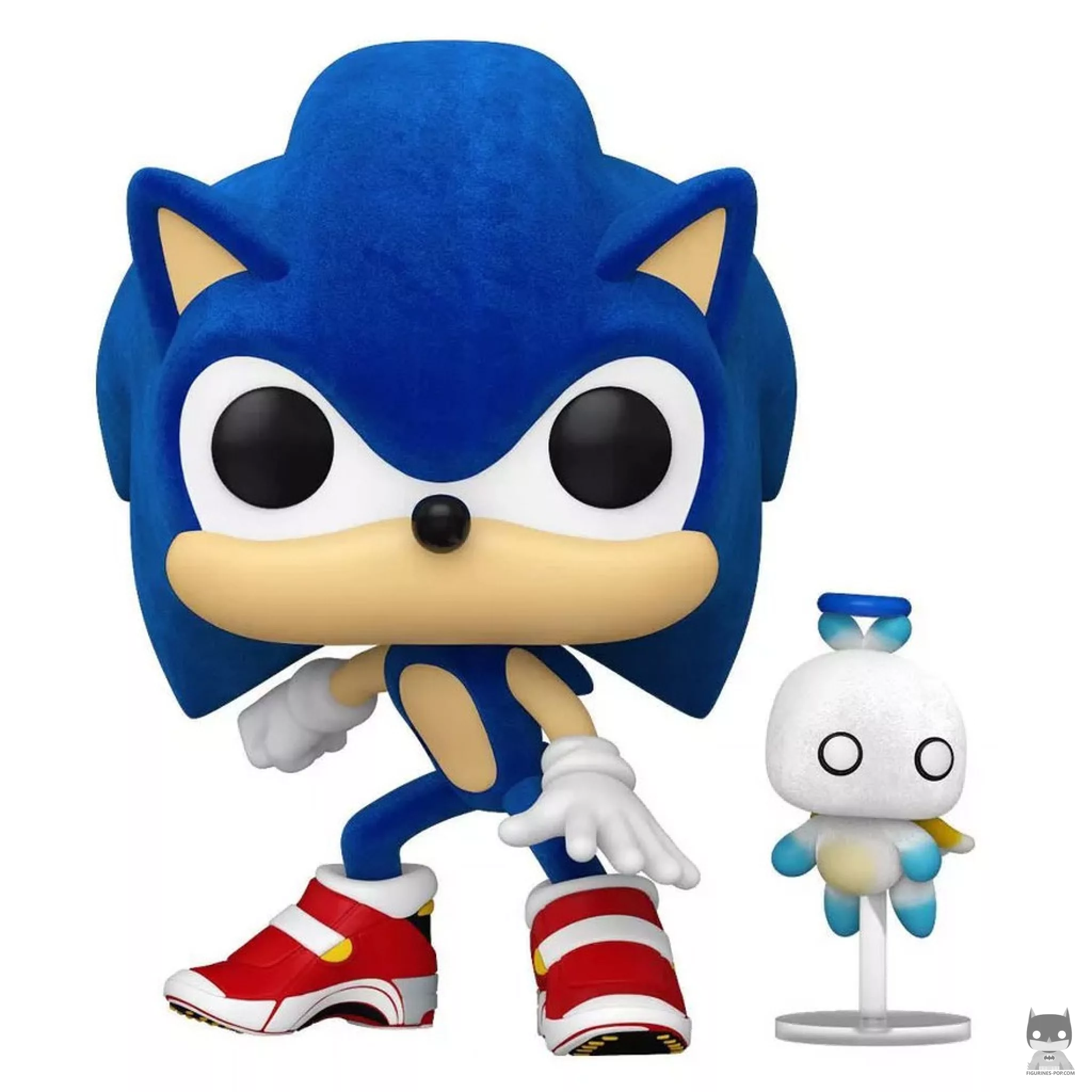 Figurine Funko POP Sonic avec Chao (Flocked) (Sonic le Hérisson)