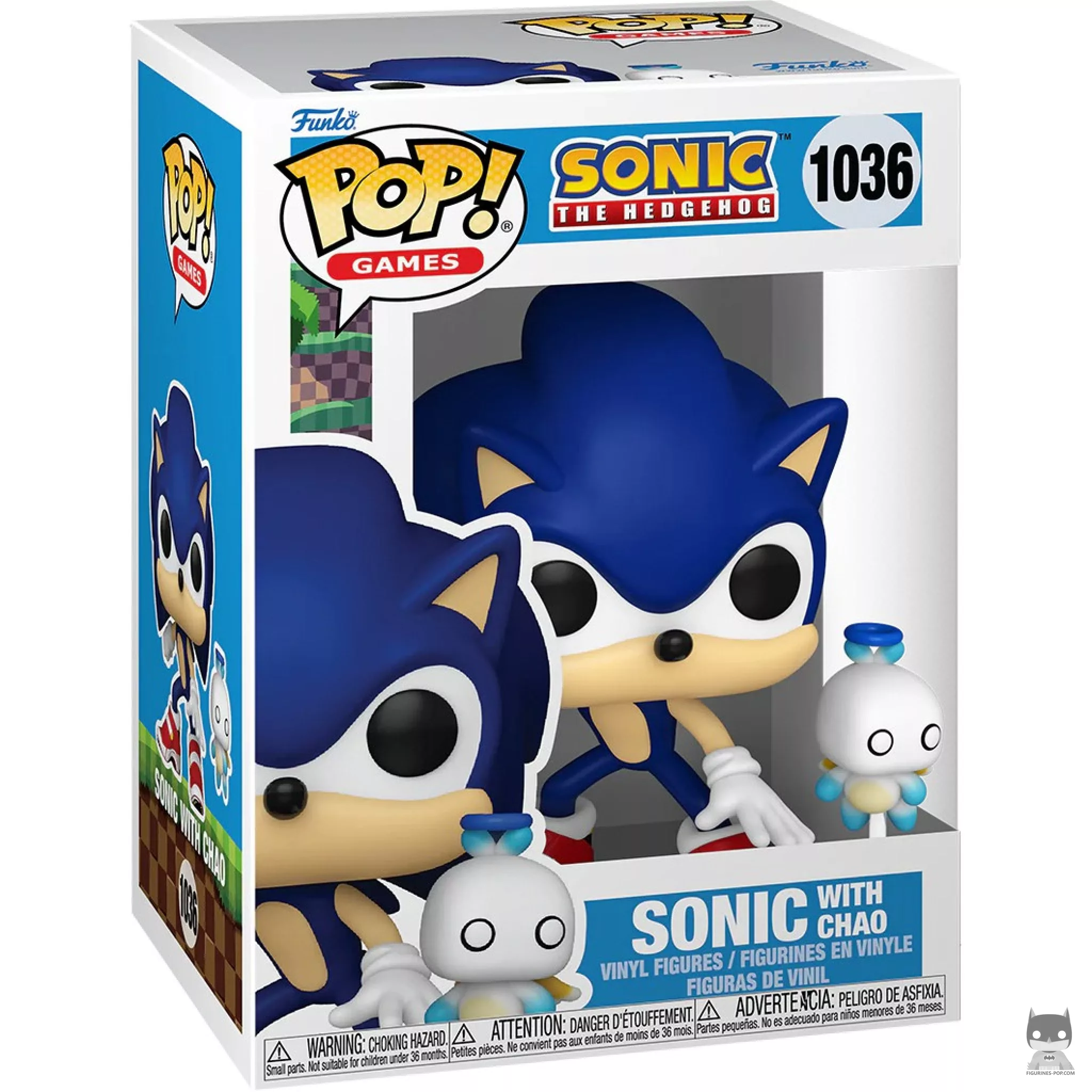 Figurine Funko POP Sonic avec Chao avec boîte