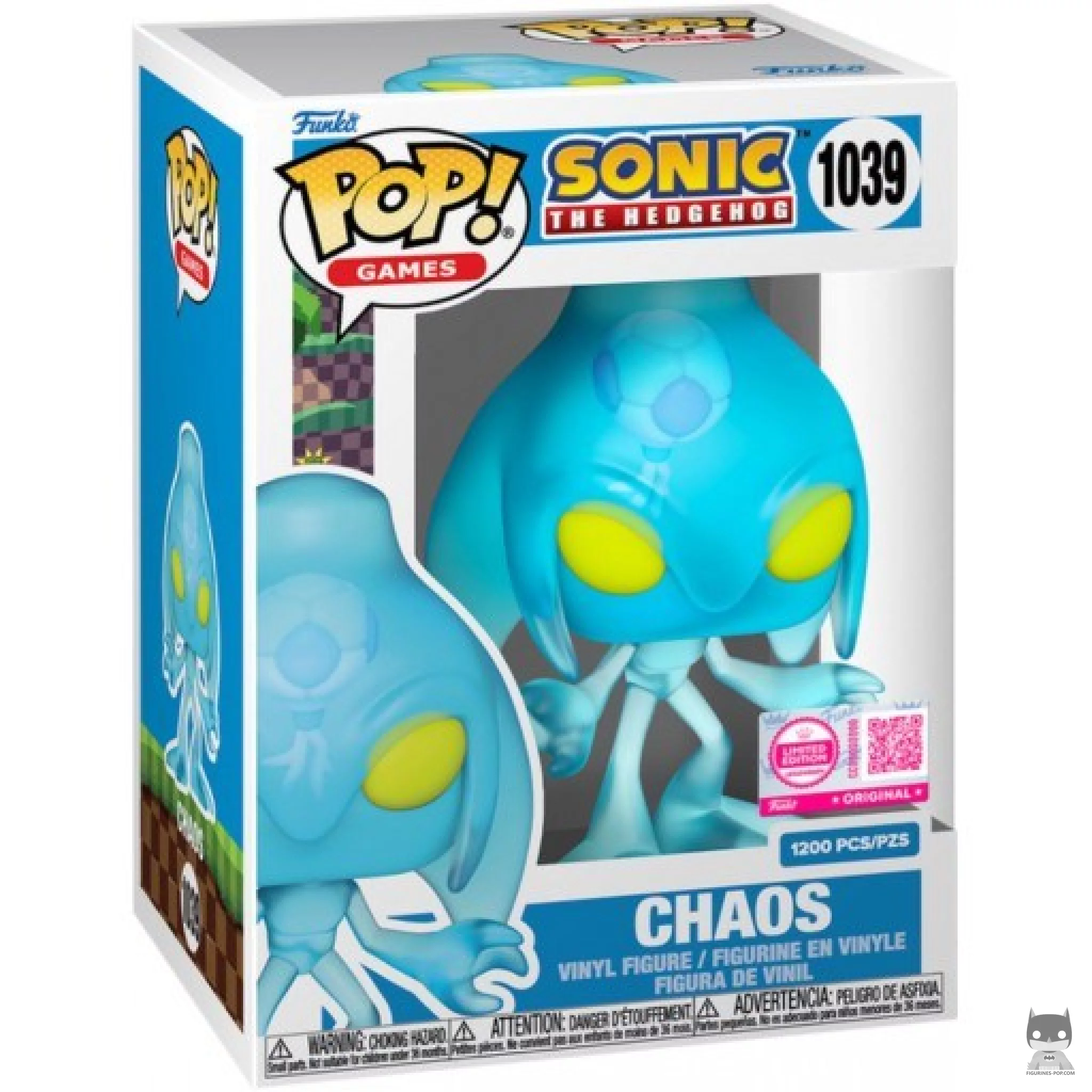Figurine Funko POP Chaos (Translucent) avec boîte