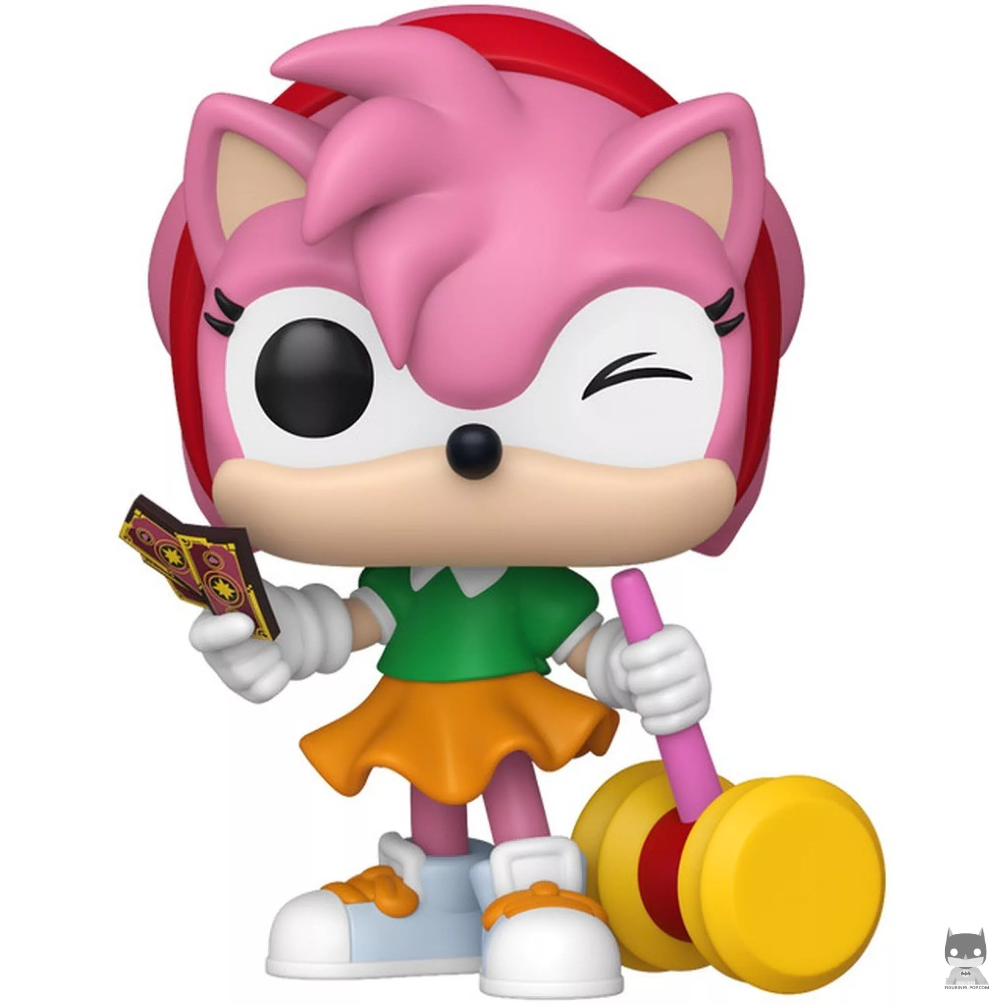 Figurine Funko POP Amy Rose avec Piko Hammer (Chase) (Sonic le Hérisson)