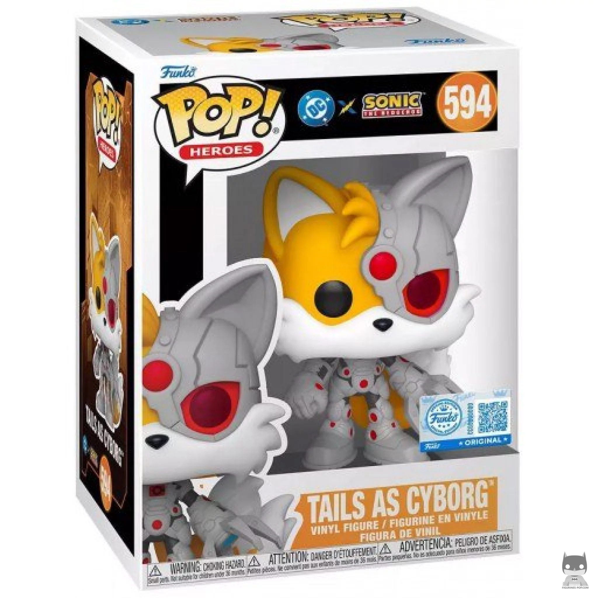 Figurine Funko POP Tails en Cyborg avec boîte