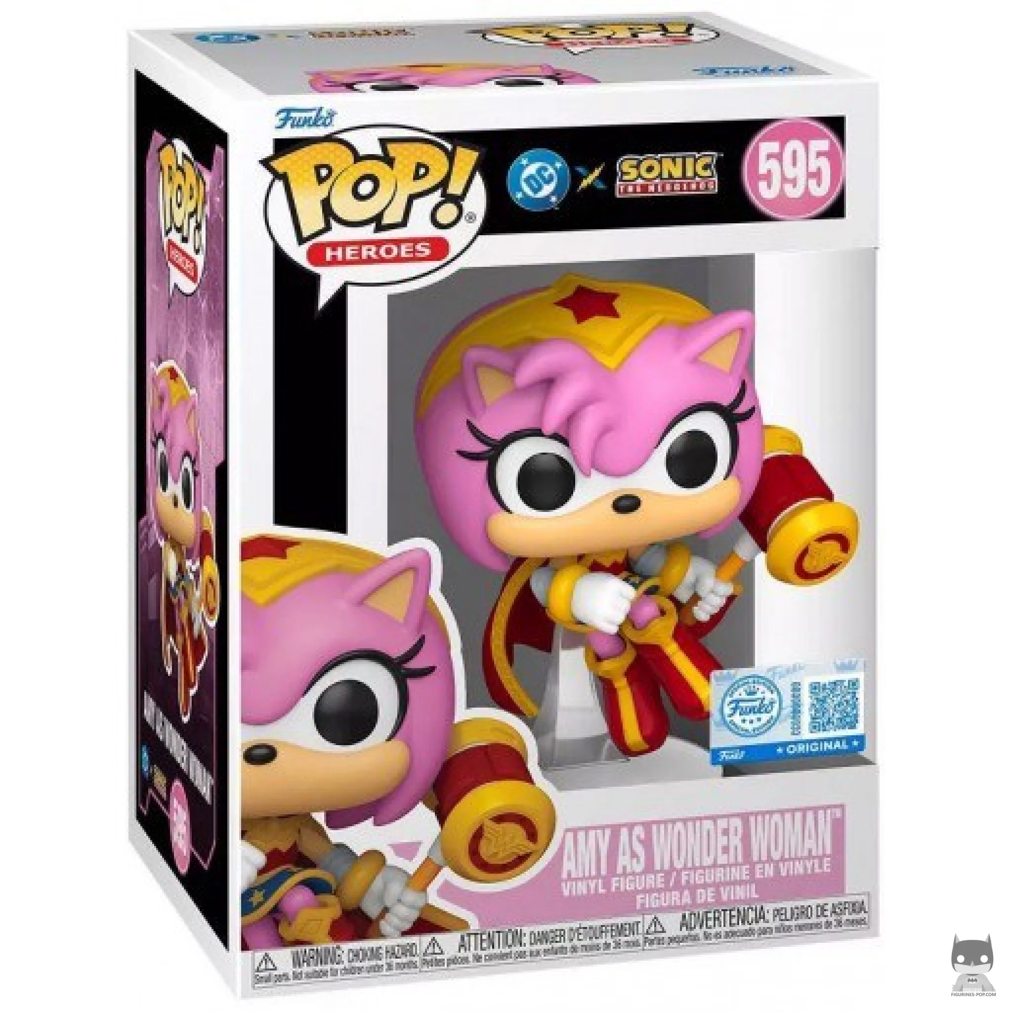 Figurine Funko POP Amy en Wonder Woman avec boîte