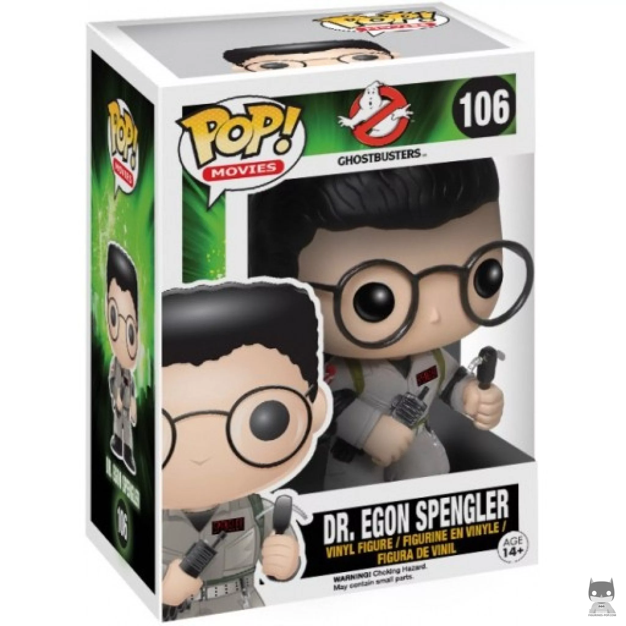 Figurine Funko POP Dr. Egon Spengler avec boîte
