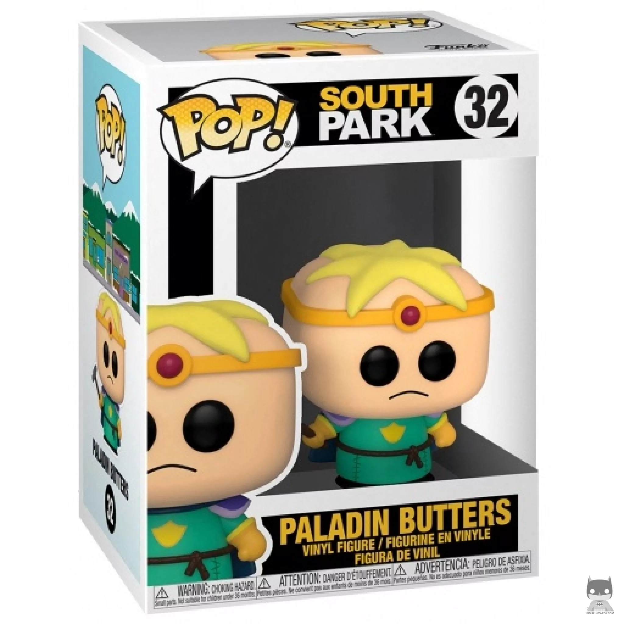 Figurine Funko POP Butters Paladin (Le Bâton de la Vérité) avec boîte