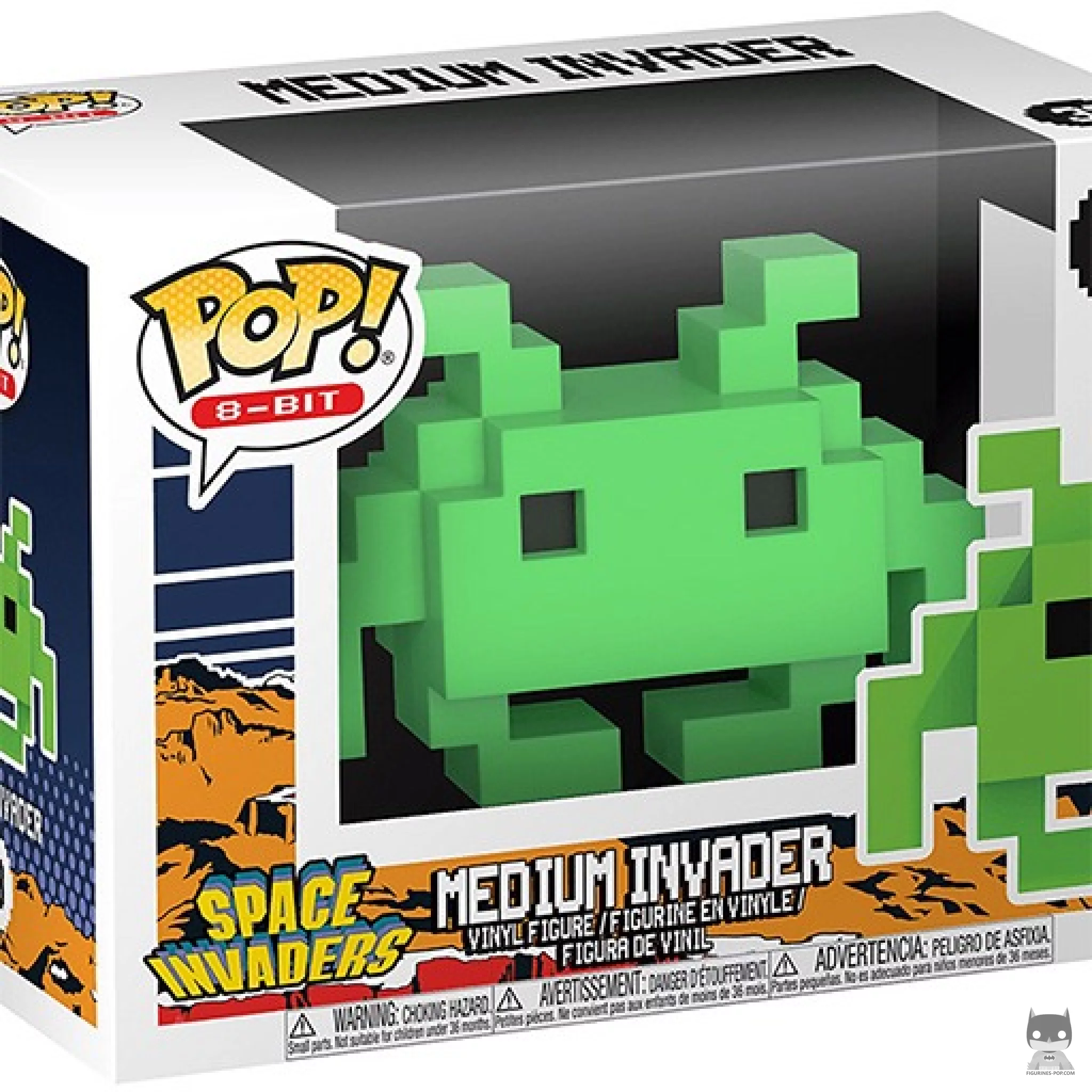 Figurine Funko POP Medium Invader (Vert) avec boîte