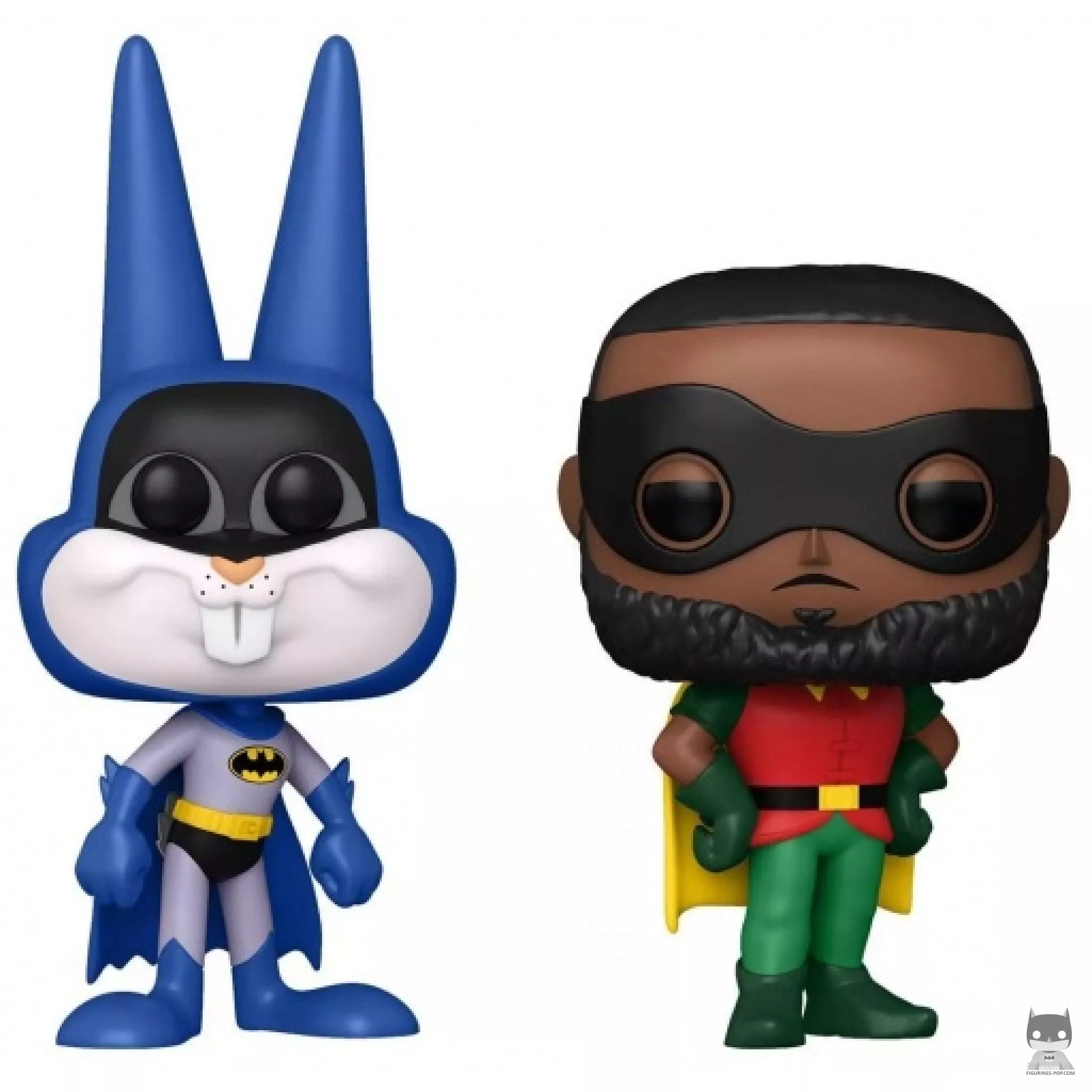 Figurine Funko POP Bugs Bunny en Batman & LeBron James en Robin (Space Jam Nouvelle Ere)