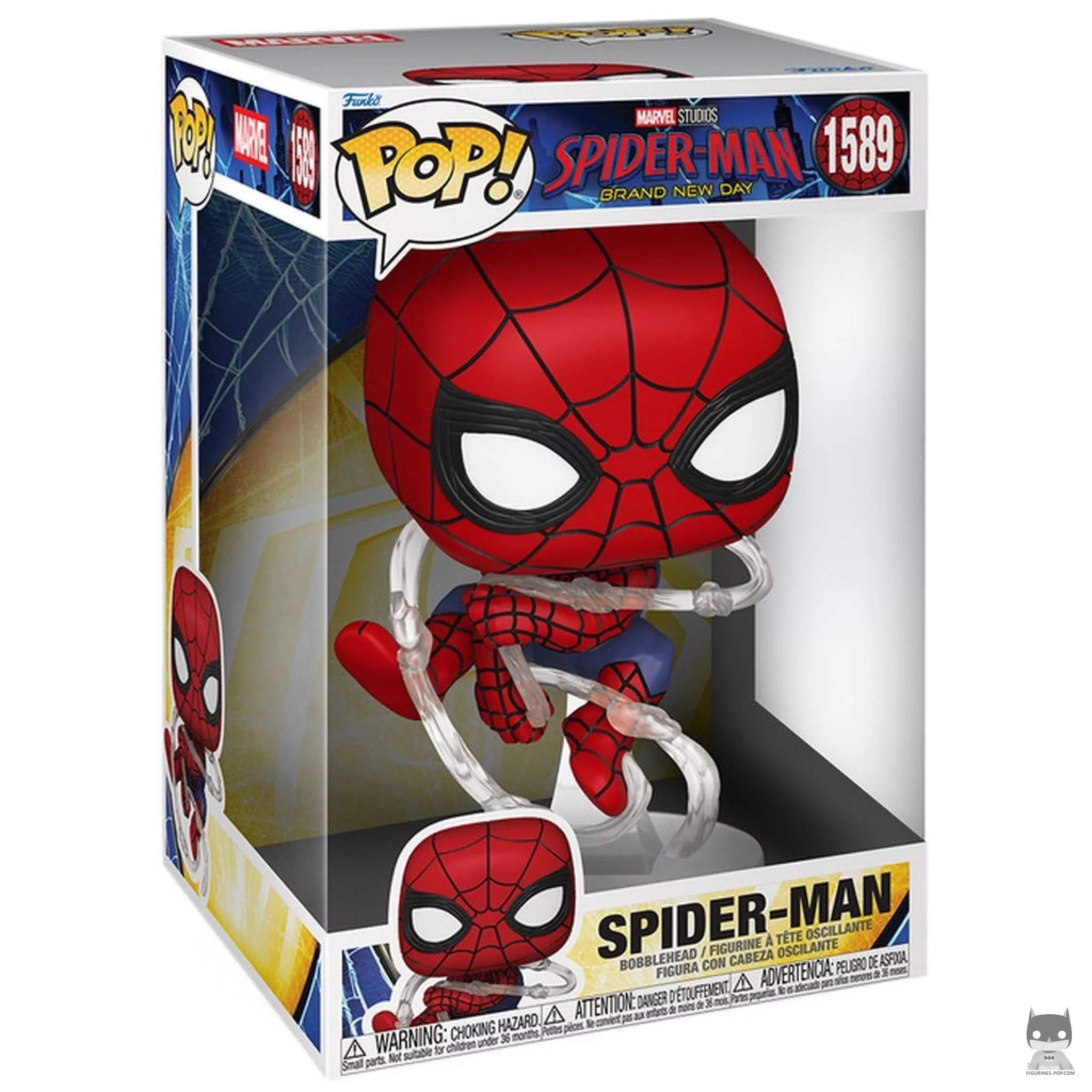 Figurine Funko POP Spider-Man (Supersized) avec boîte