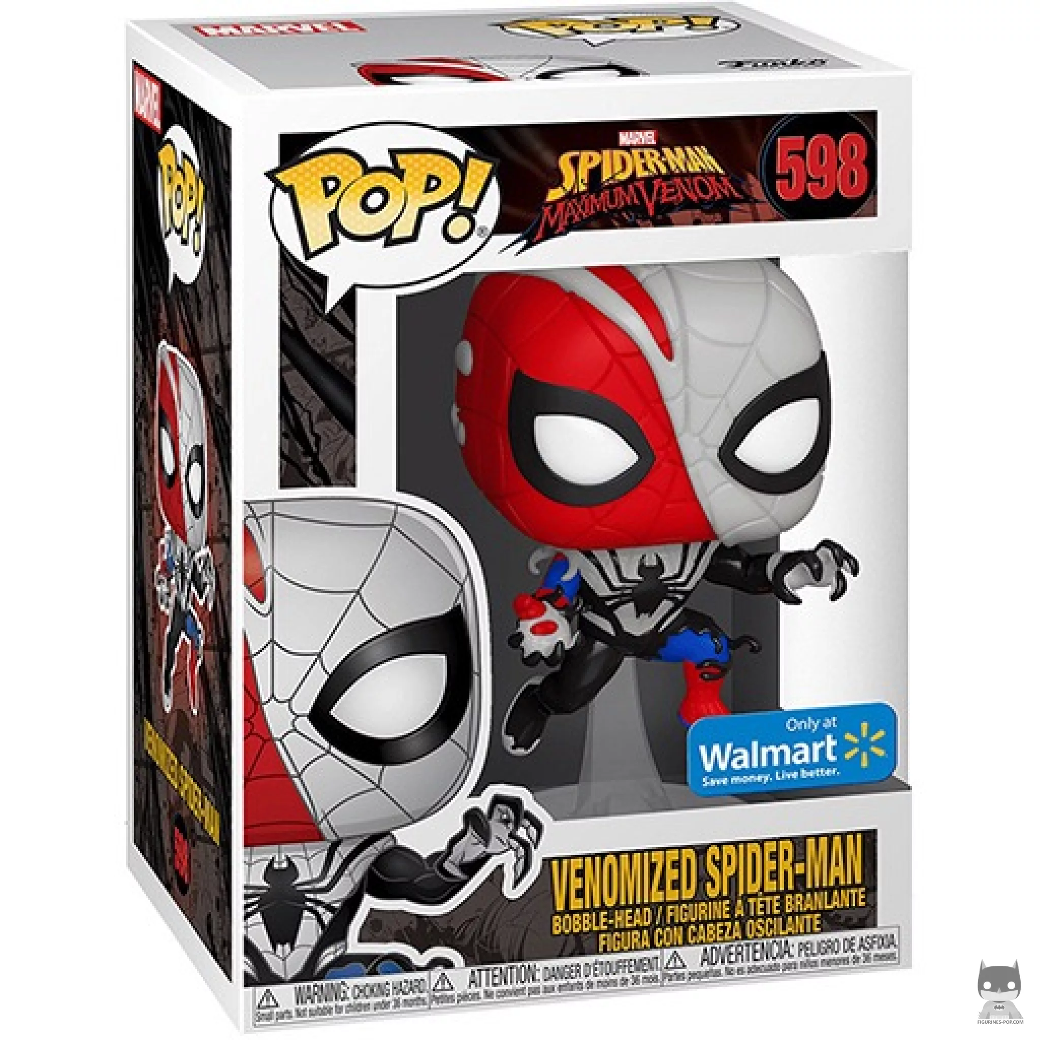 Figurine Funko POP Spider-Man Venom avec boîte