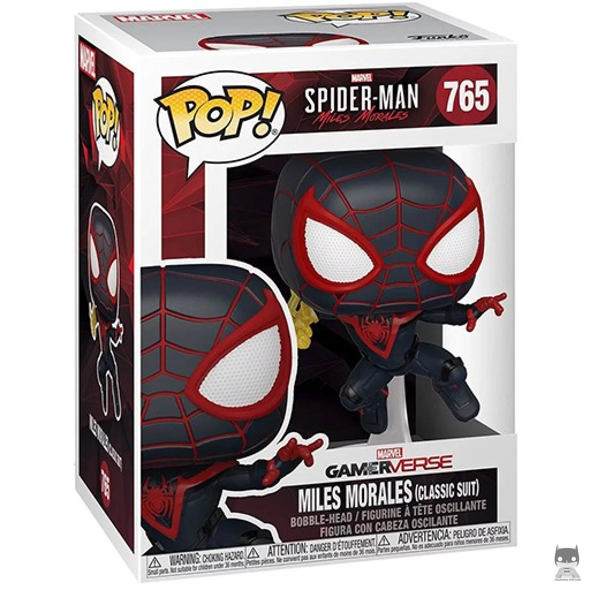 Figurine Funko POP Miles Morales (Costume classique) avec boîte