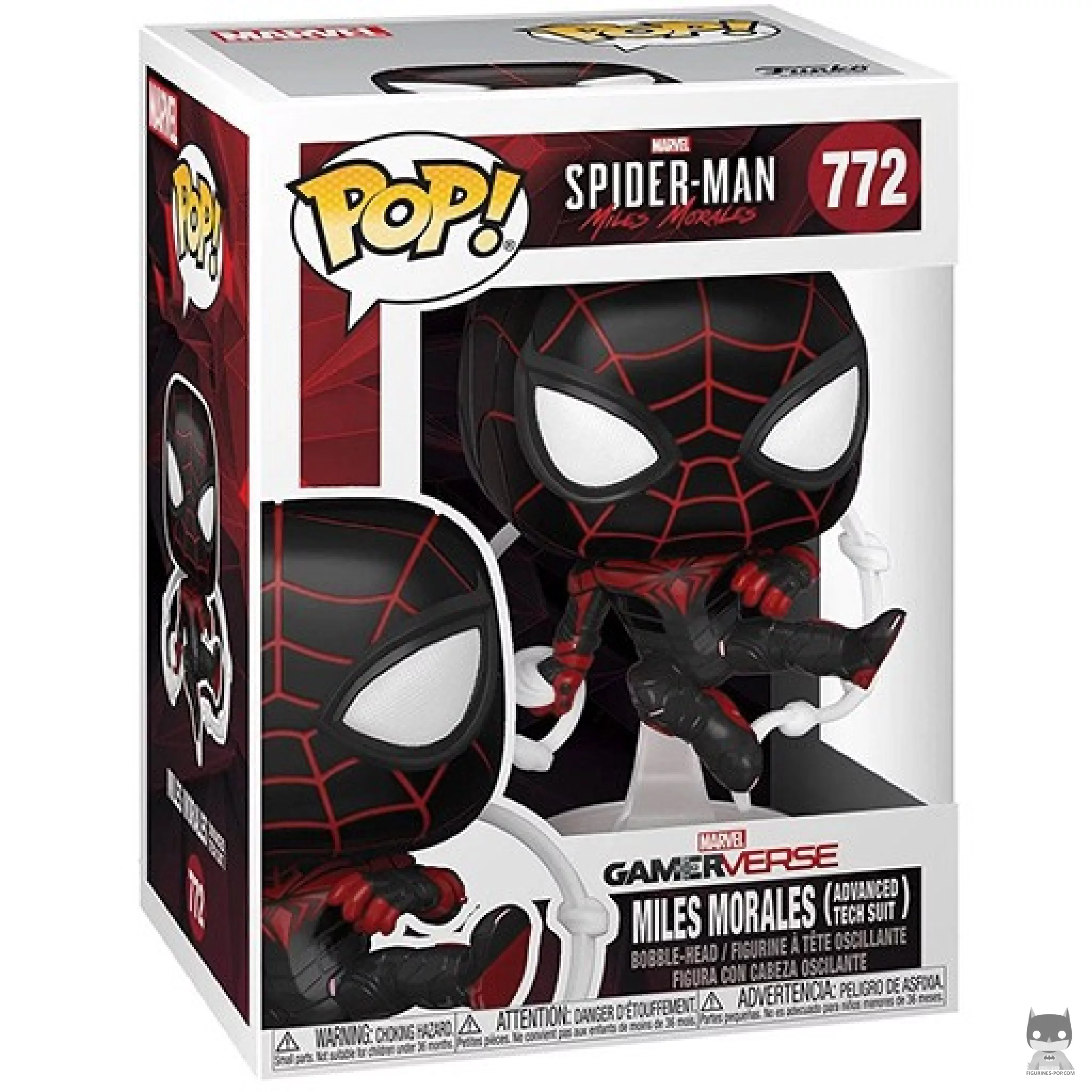 Figurine Funko POP Miles Morales (Costume High-Tech) avec boîte