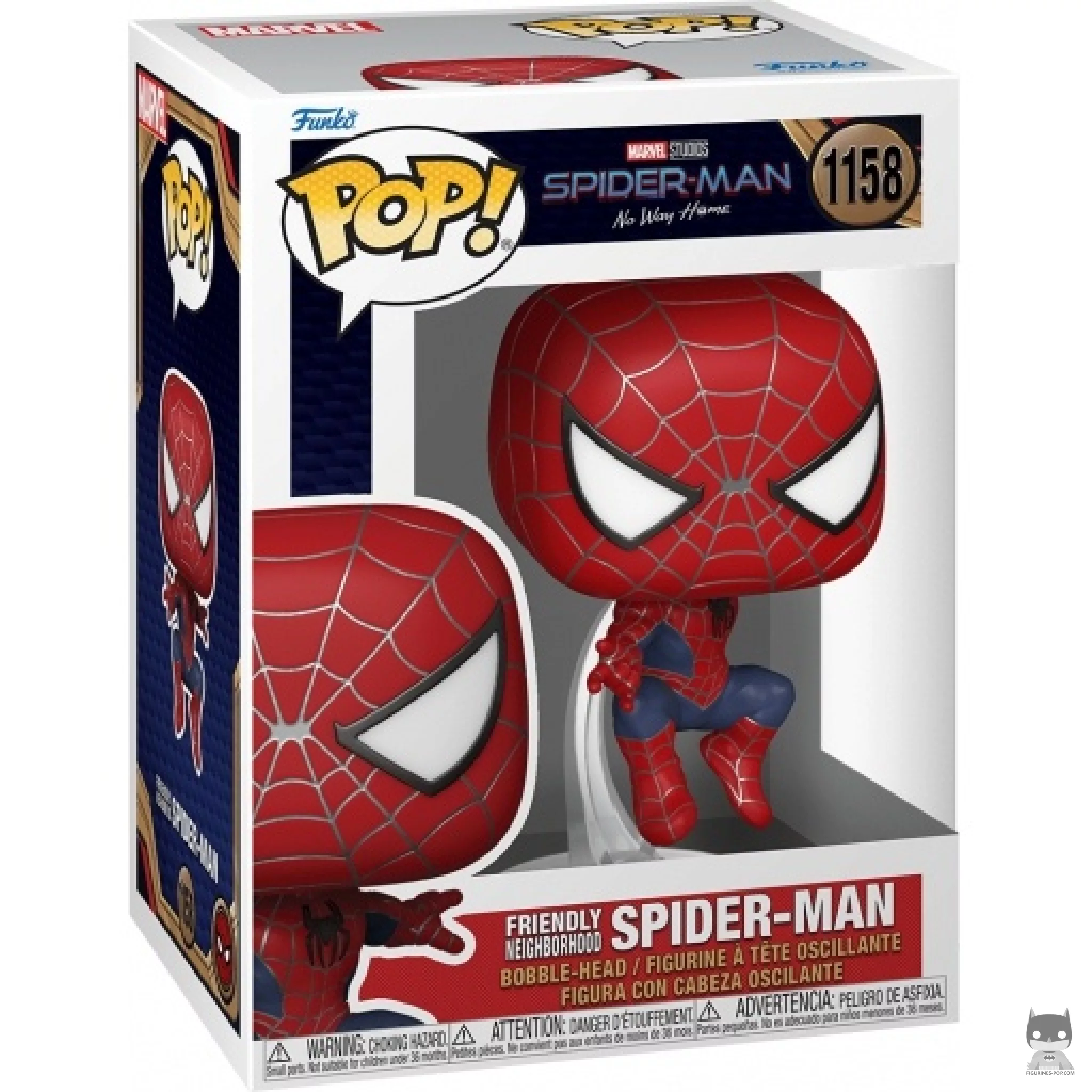 Figurine Funko POP Spider-Man Un ami qui vous veut du bien (Tobey Maguire) avec boîte